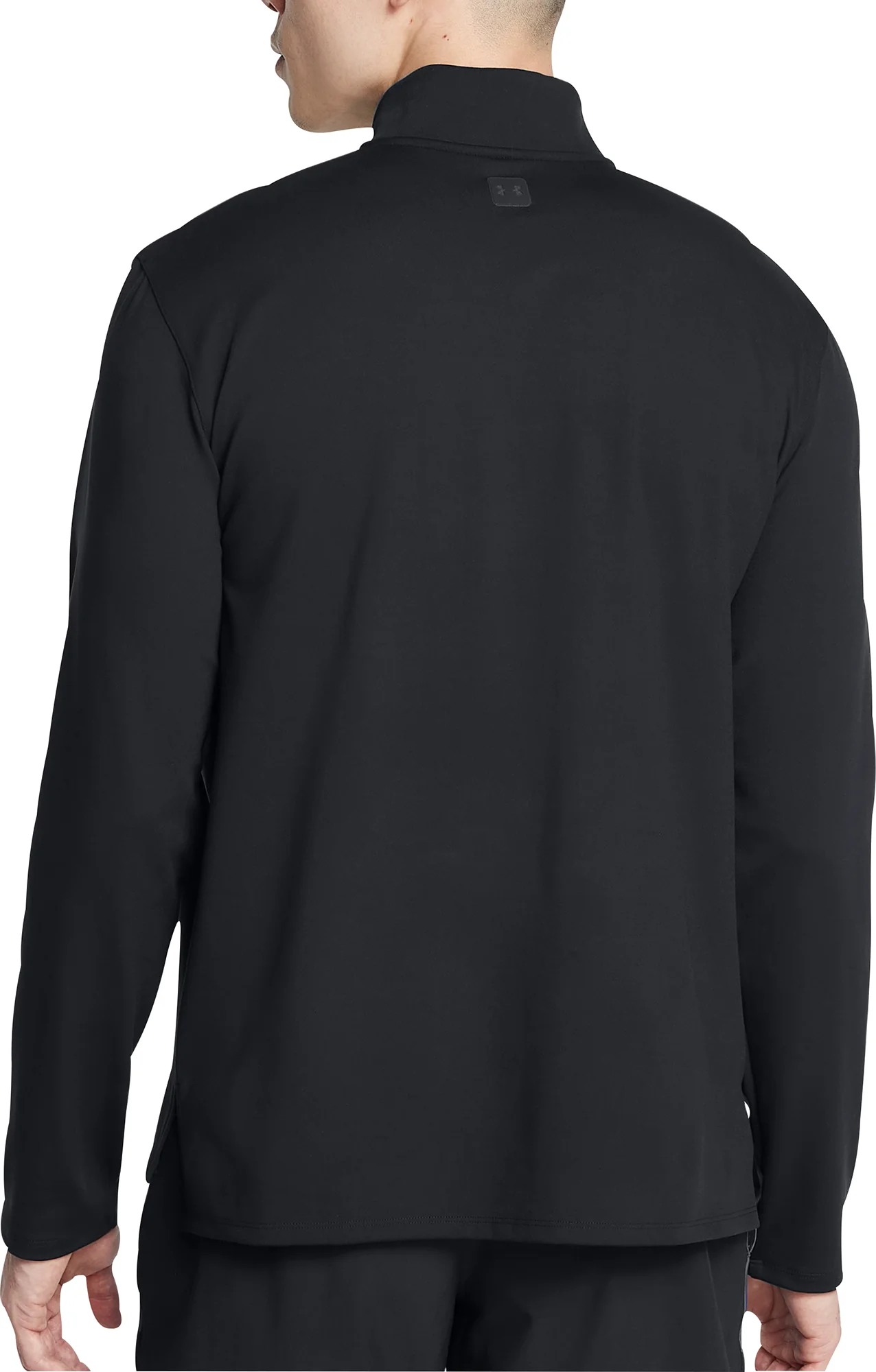 Under Armour Meridian Half Zip Long Sleeve Mens Running Top - Black - Image 2