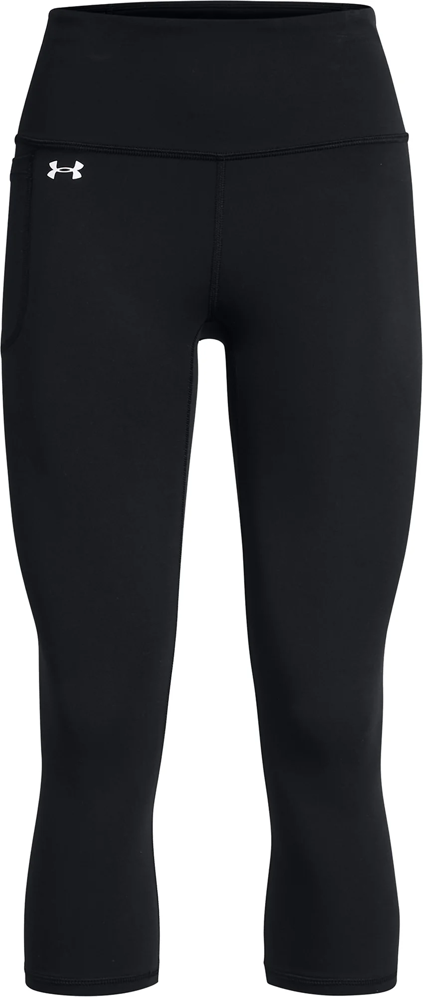 Under Armour Motion 3/4 Capri Womens Running Tights - Black - Image 4