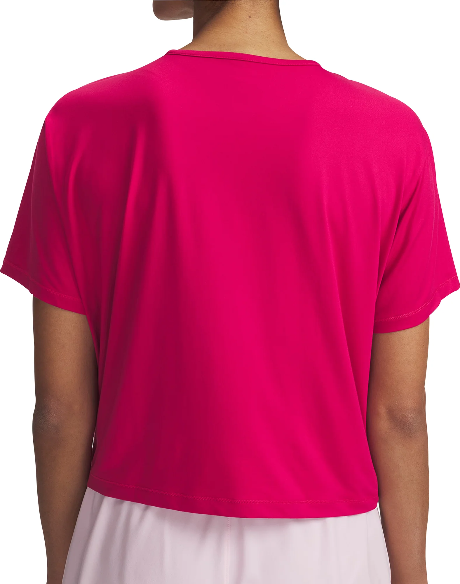 Under Armour Motion Short Sleeve Womens Running Top - Pink - Image 2