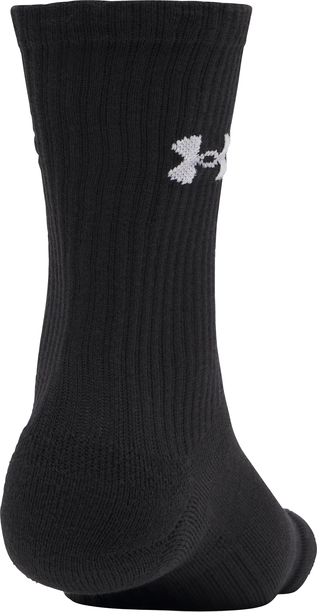 Under Armour Performance Cotton (3 Pack) Crew Socks - Black - Image 3