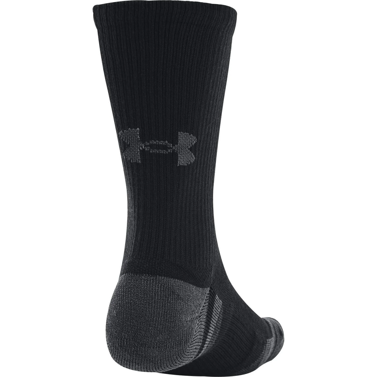 Under Armour Performance Tech (3 Pack) Crew Socks - Black - Image 3