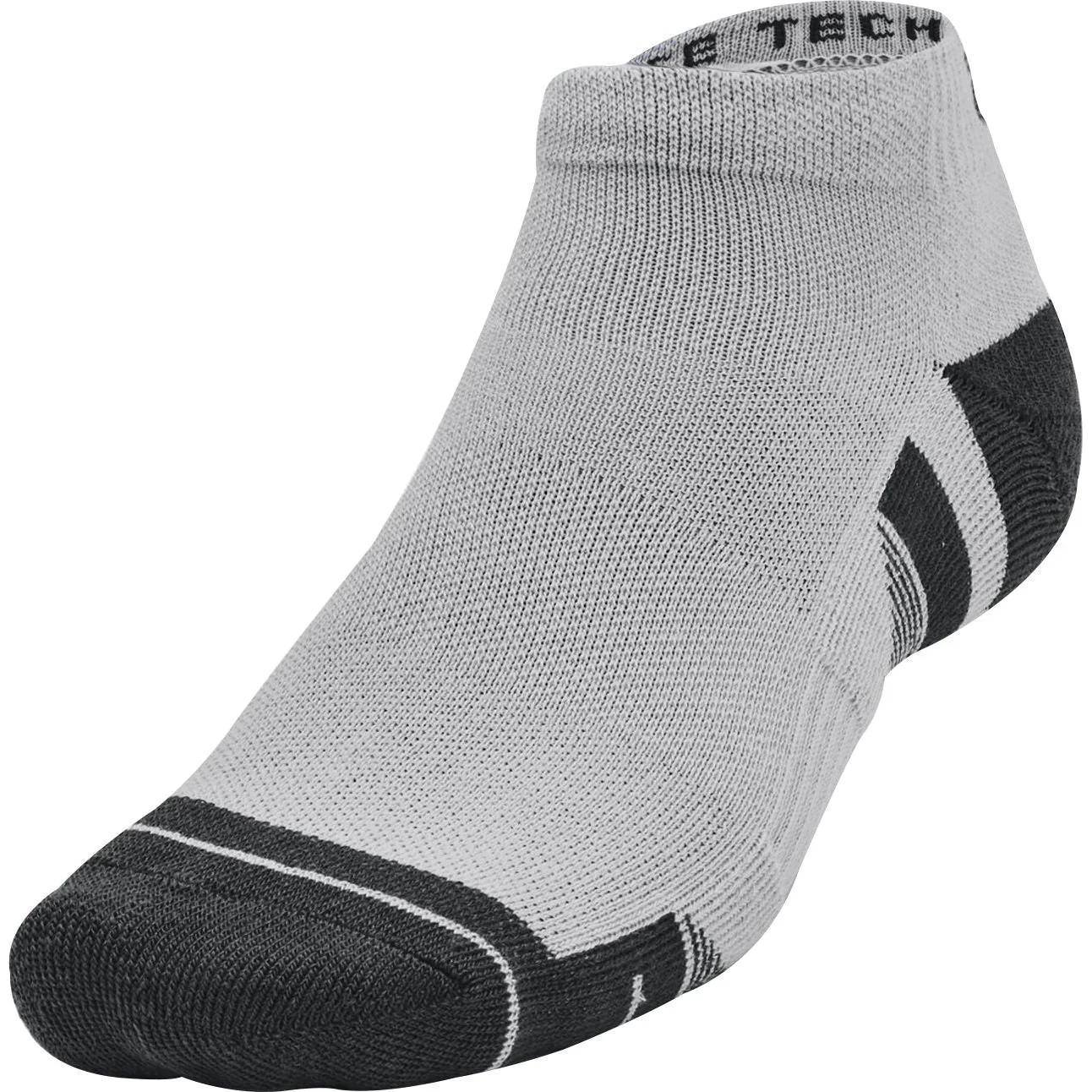 Under Armour Performance Tech (3 Pack) Low Cut Socks - Grey - Image 2