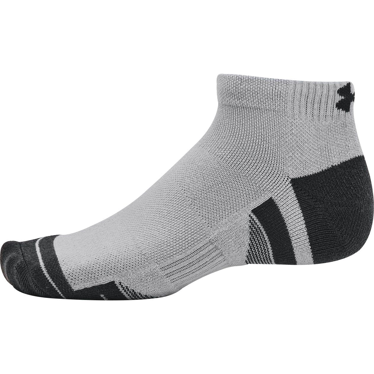 Under Armour Performance Tech (3 Pack) Low Cut Socks - Grey - Image 4