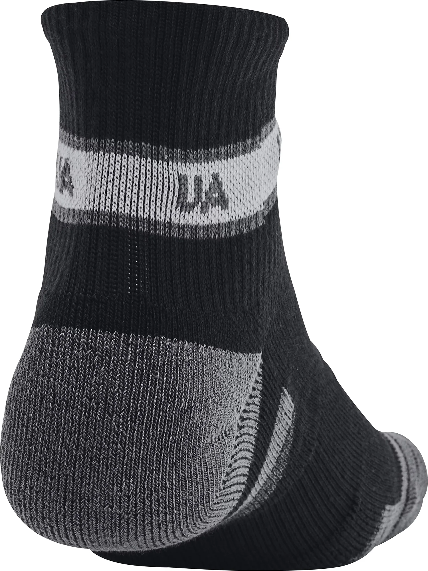 Under Armour Performance Tech (3 Pack) Quarter Socks - Black - Image 3