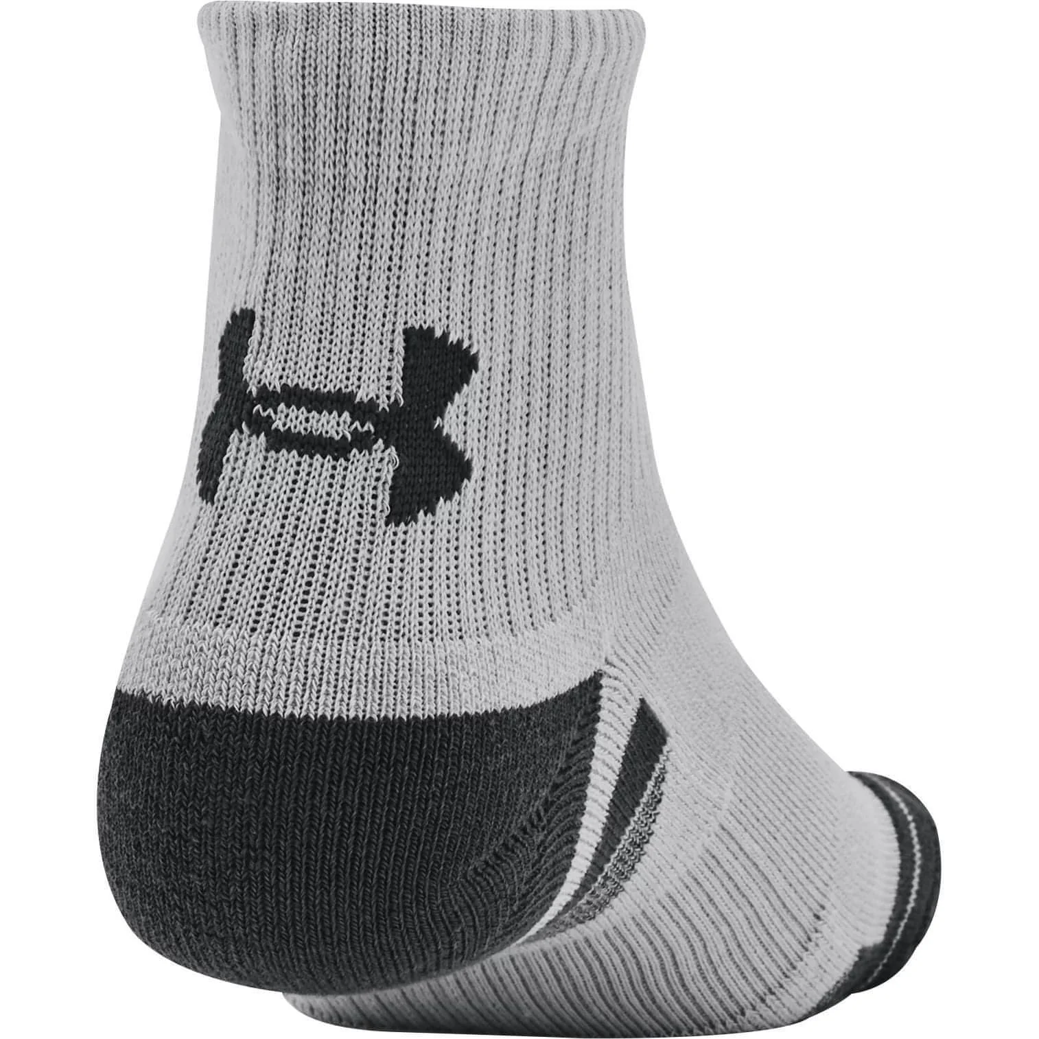 Under Armour Performance Tech (3 Pack) Quarter Socks - Grey - Image 3
