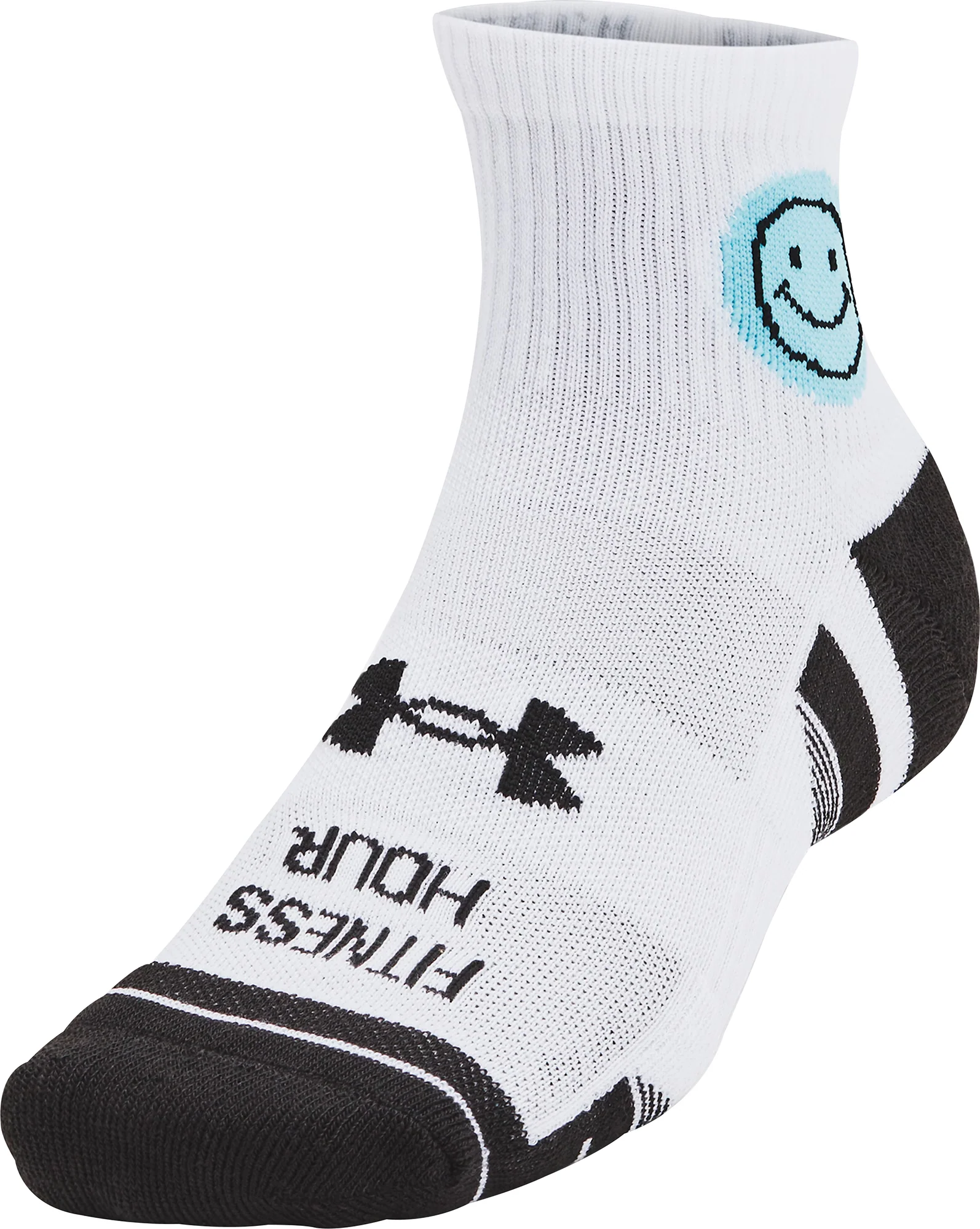 Under Armour Performance Tech (3 Pack) Quarter Socks - White - Image 2