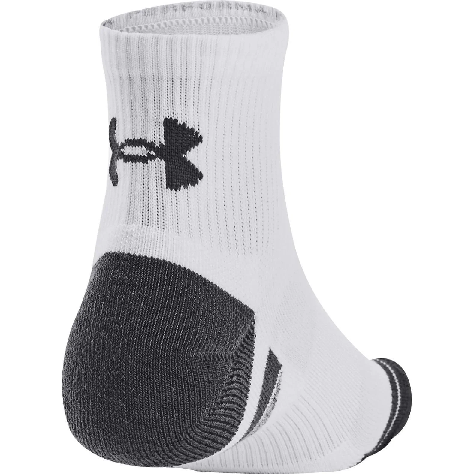 Under Armour Performance Tech (3 Pack) Quarter Socks - White - Image 3