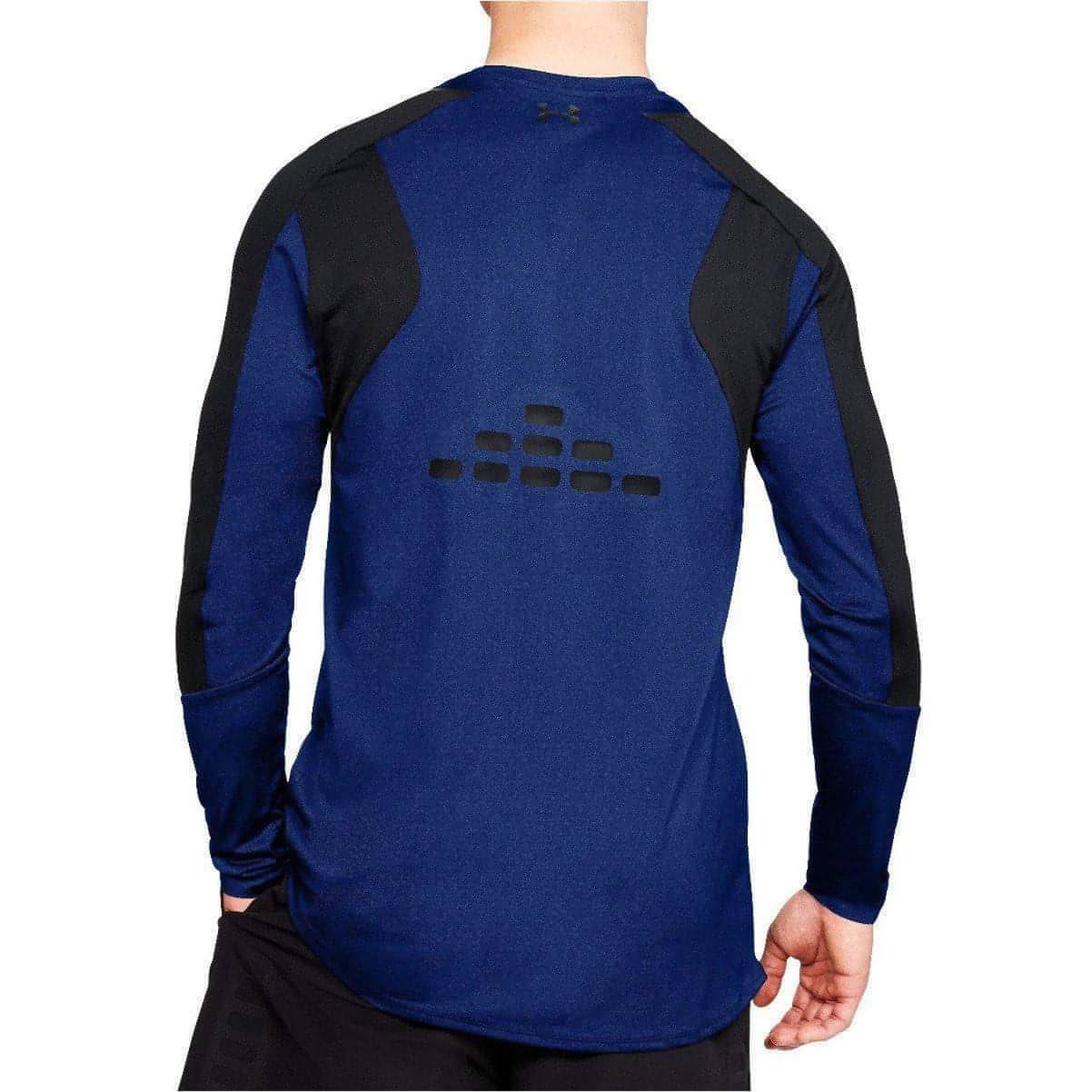 Under Armour Perpetual Fitted Long Sleeve Mens Training Top - Blue - Image 2