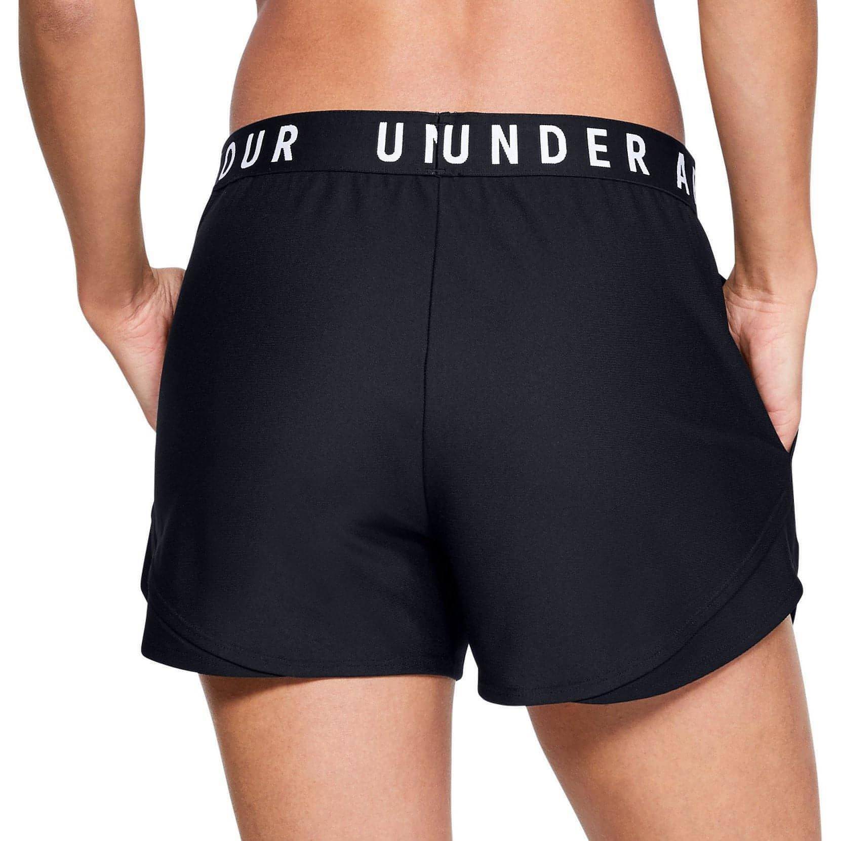 Under Armour Play Up 3.0 Womens Running Shorts - Black - Image 2