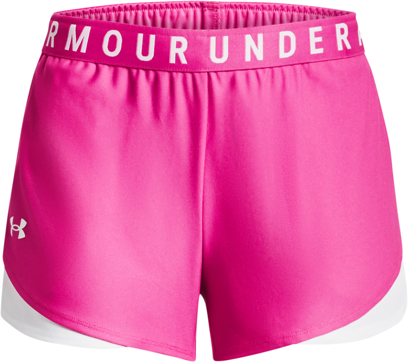 Under Armour Play Up 3.0 Womens Running Shorts - Pink - Image 4