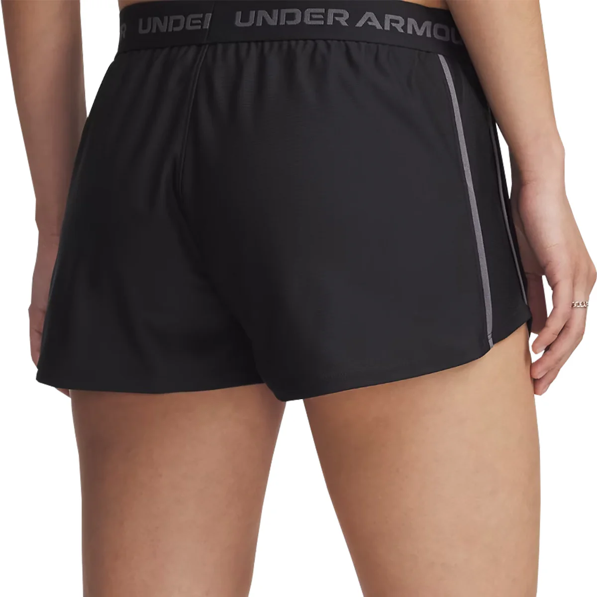 Under Armour Play Up 3 Inch Womens Running Shorts - Black - Image 2