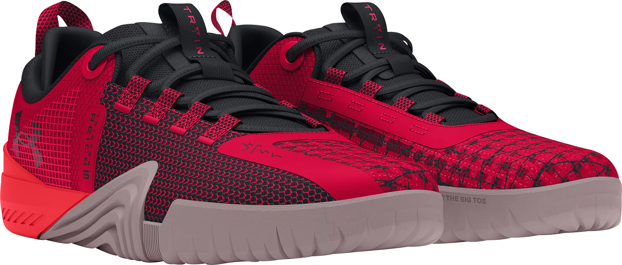 Under Armour Reign 6 Mens Training Shoes - Red - Image 5