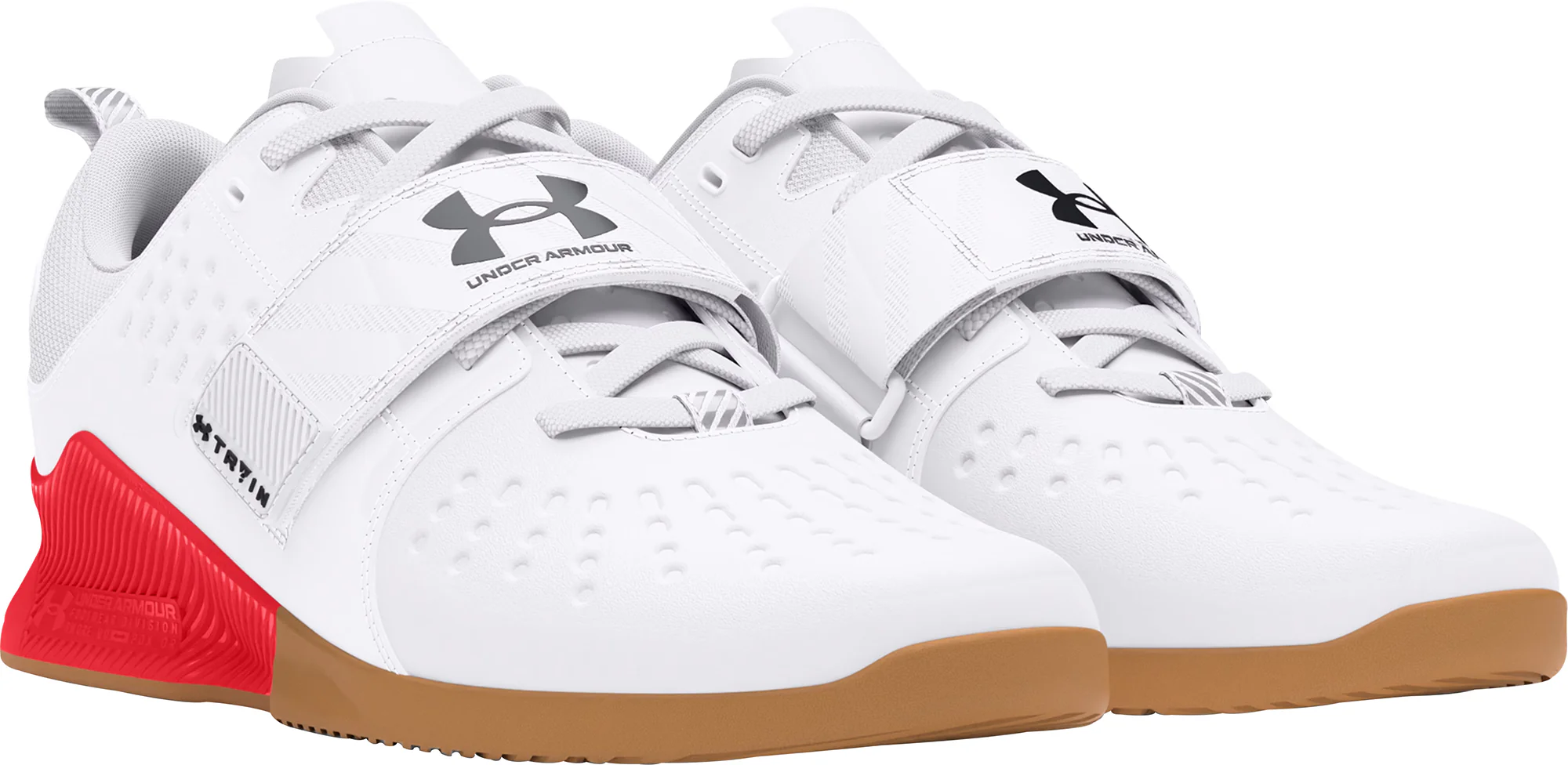 Under Armour Reign Lifter Weightlifting Shoes - White - Image 5