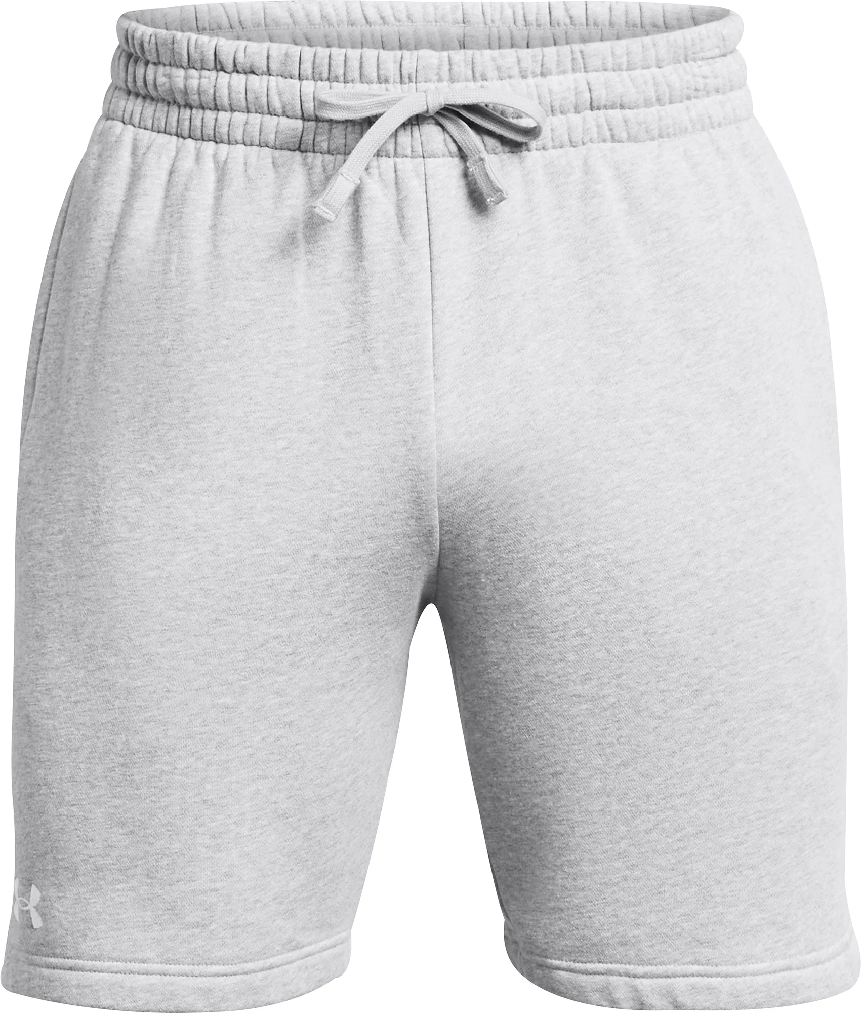 Under Armour Rival Fleece Mens Training Shorts - Grey - Image 4