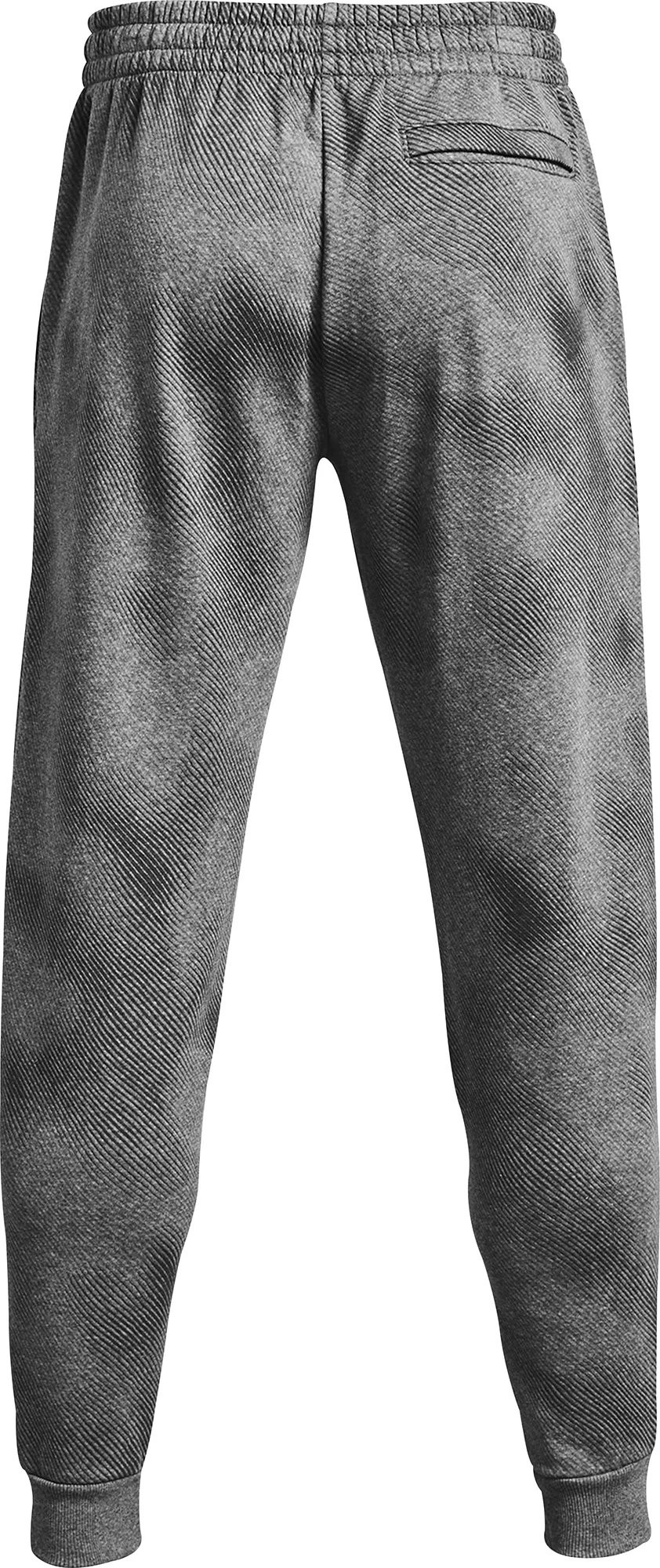 Under Armour Rival Fleece Printed Mens Training Joggers - Grey - Image 5