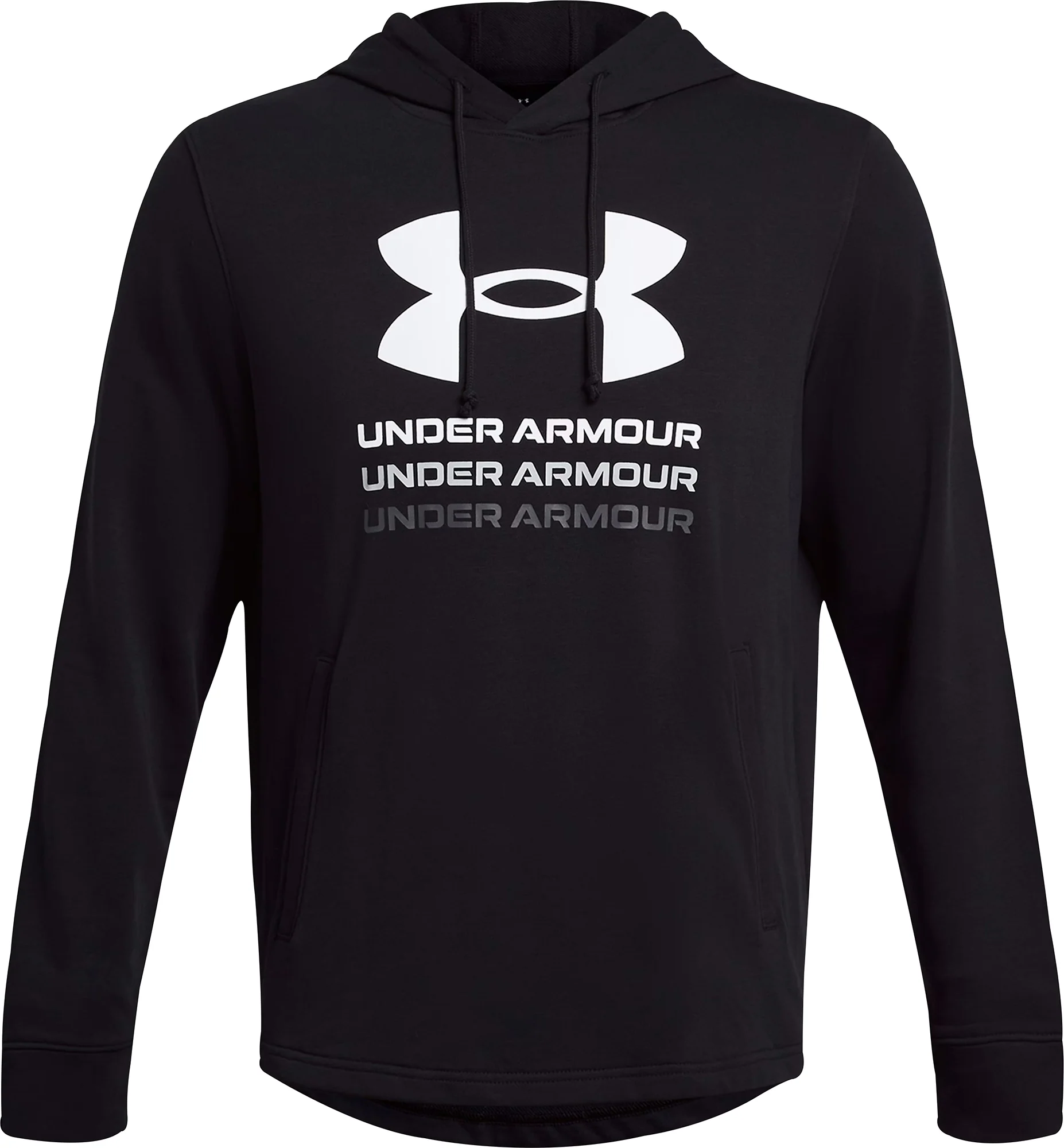 Under Armour Rival Terry Graphic Mens Training Hoody - Black - Image 3
