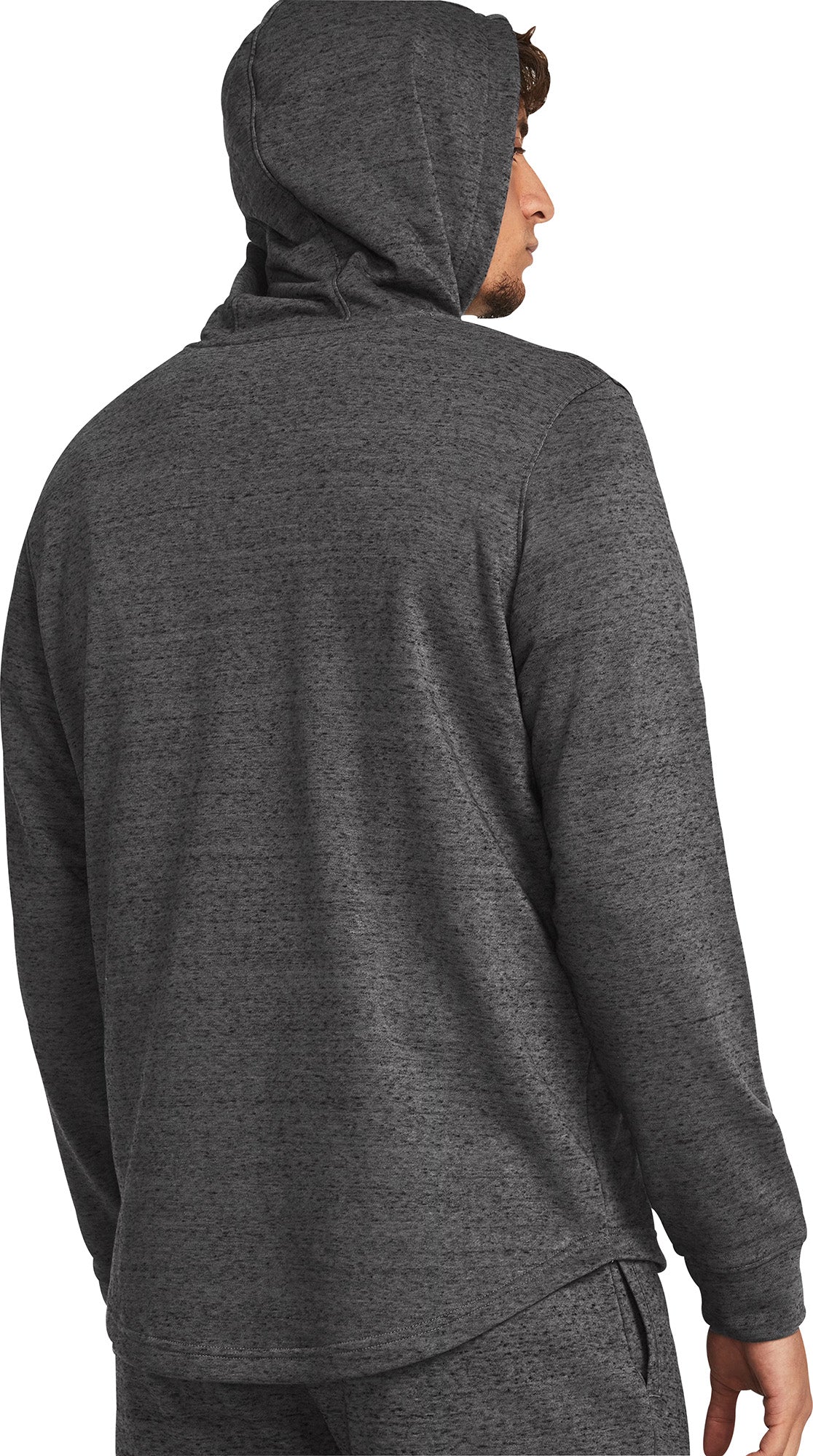 Under Armour Rival Terry Mens Training Hoody - Grey - Image 2