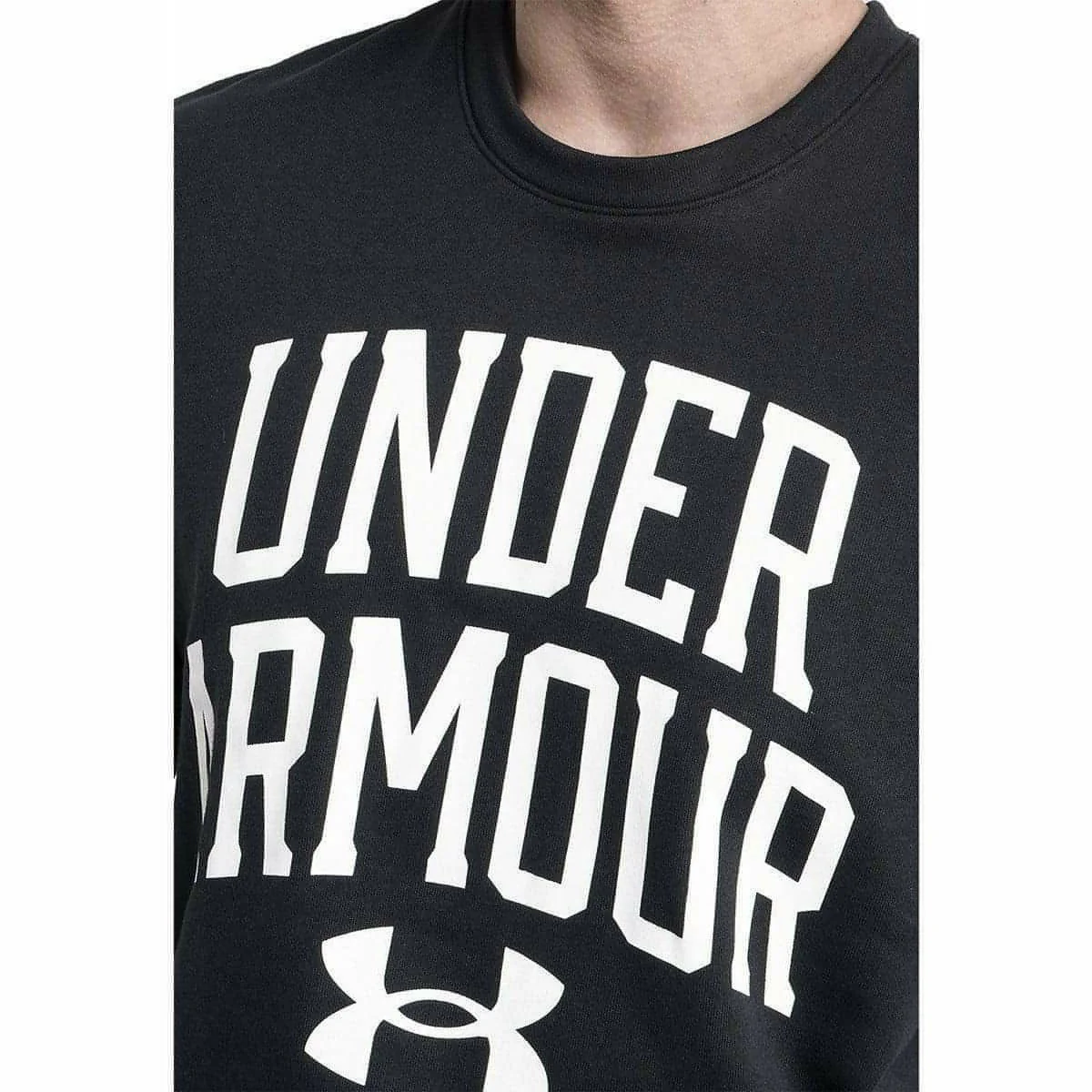 Under Armour Rival Terry Mens Training Sweatshirt - Black - Image 5