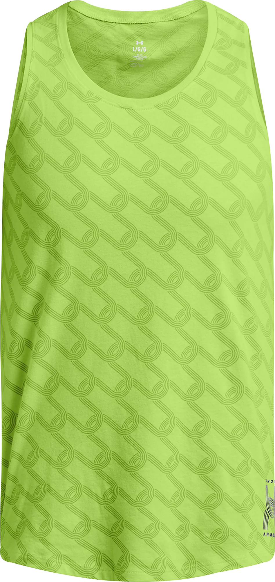 Under Armour Run Anywhere Mens Running Vest - Green - Image 3