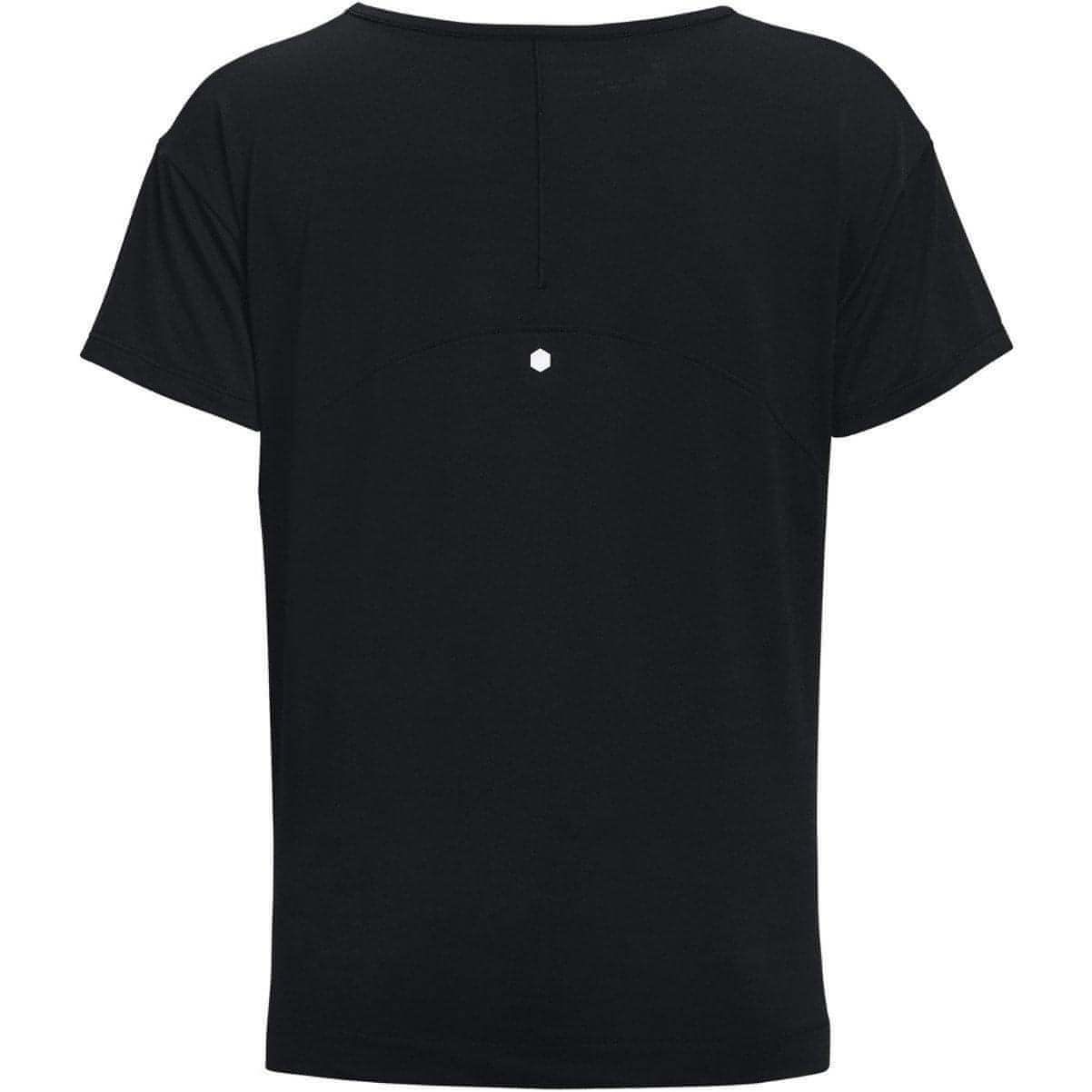 Under Armour Rush Energy Core Short Sleeve Womens Training Top - Black - Image 4