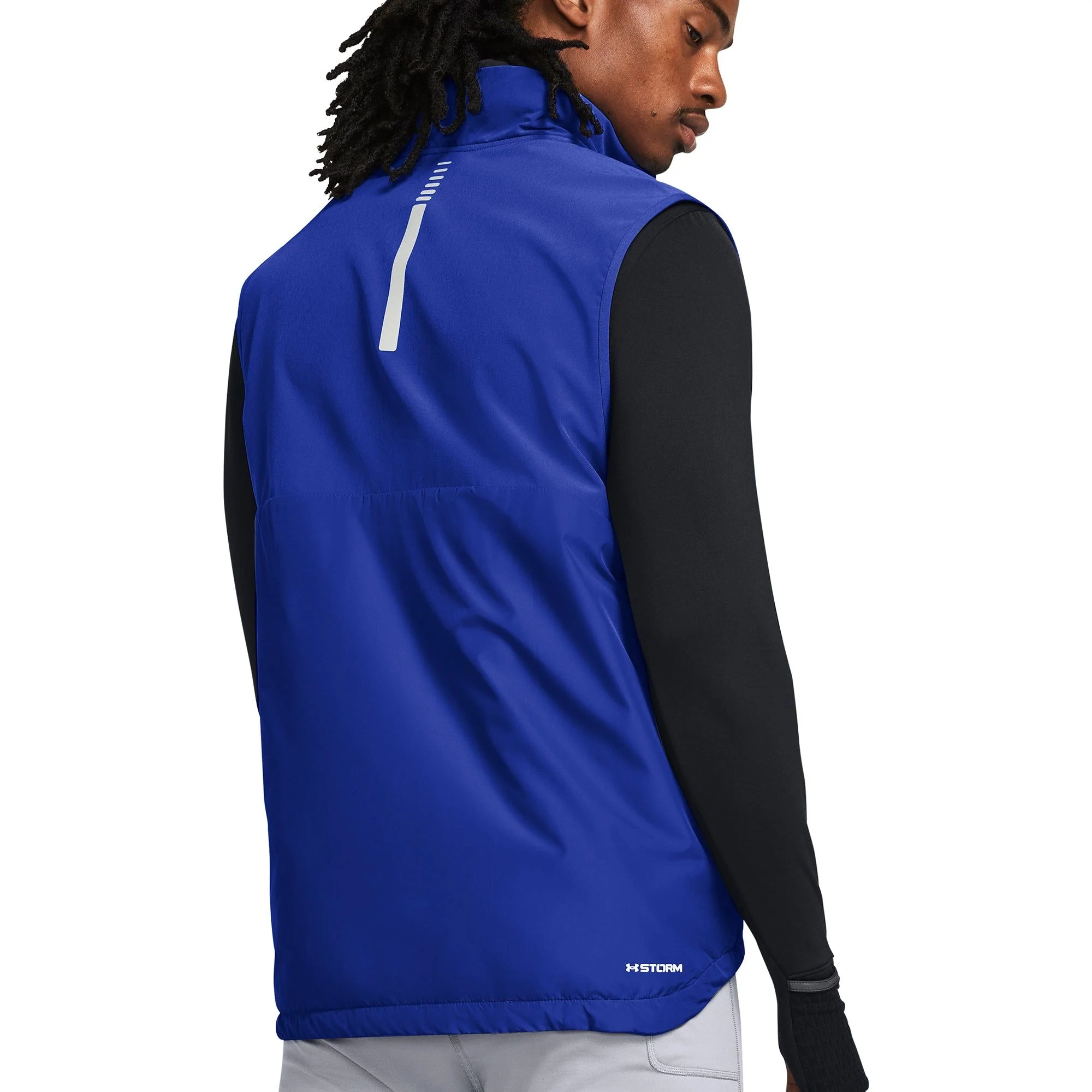 Under Armour Storm Session Mens Running Gilet - Blue - Image 2