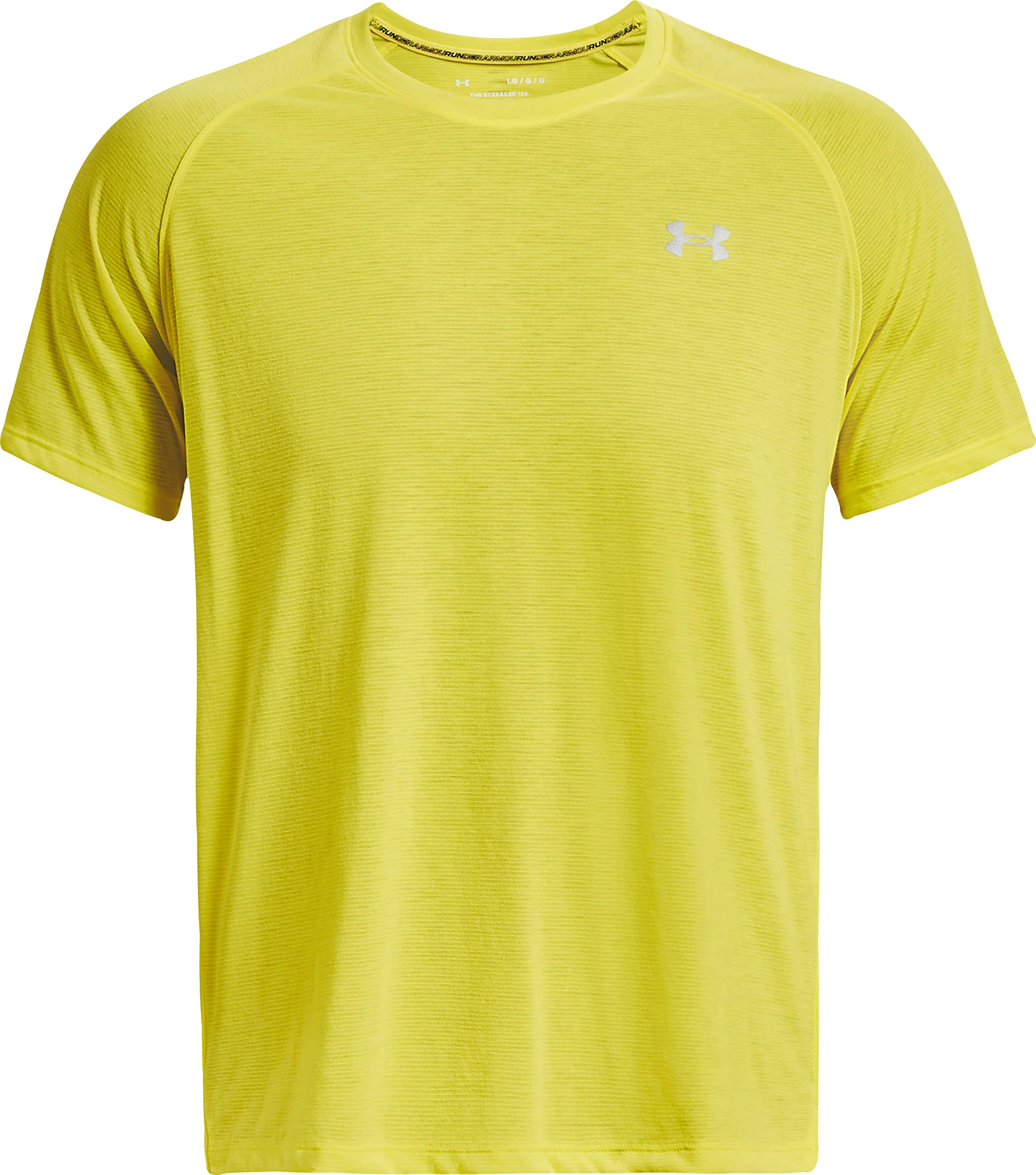 Under Armour Streaker Short Sleeve Mens Running Top - Yellow - Image 2