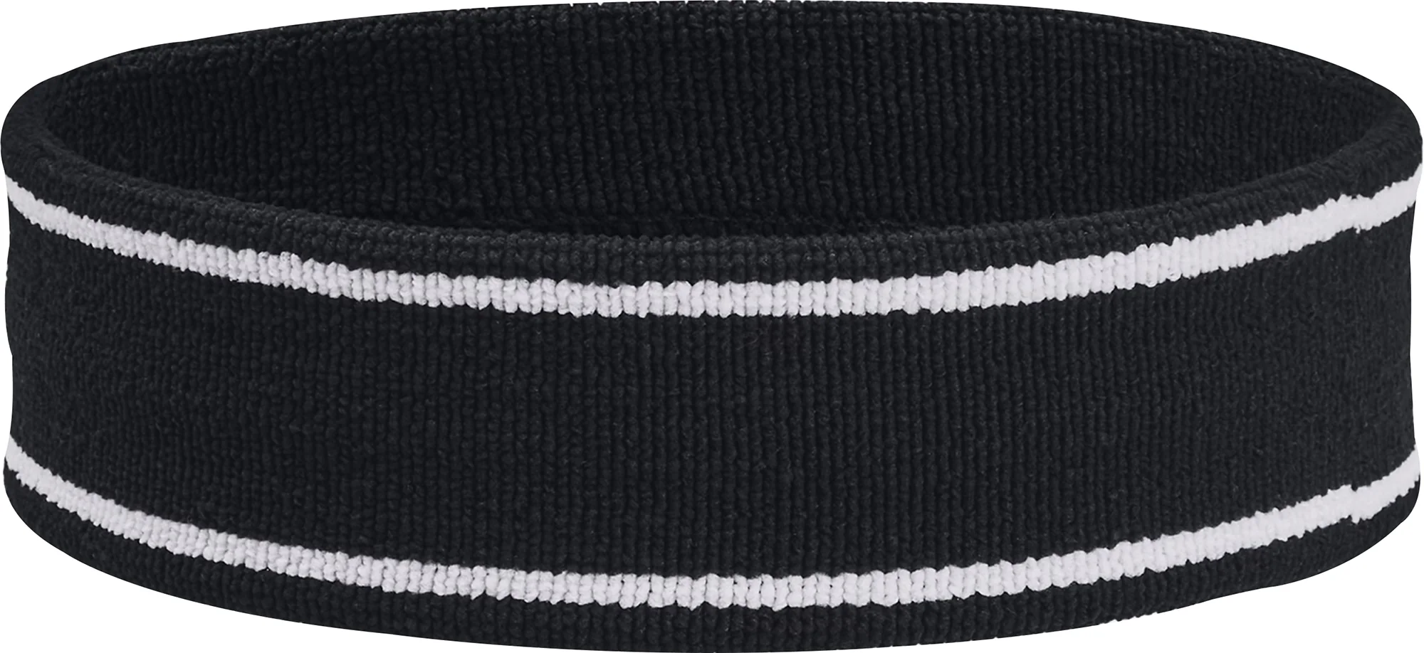 Under Armour Striped Performance Terry Headband - Black - Image 2