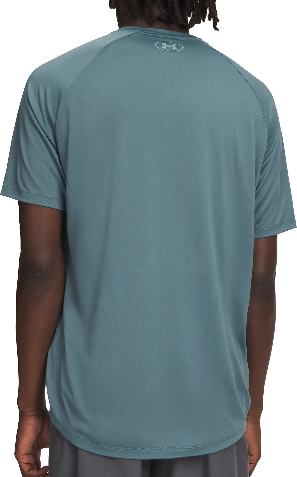 Under Armour Tech Fade Short Sleeve Mens Training Top - Blue - Image 2
