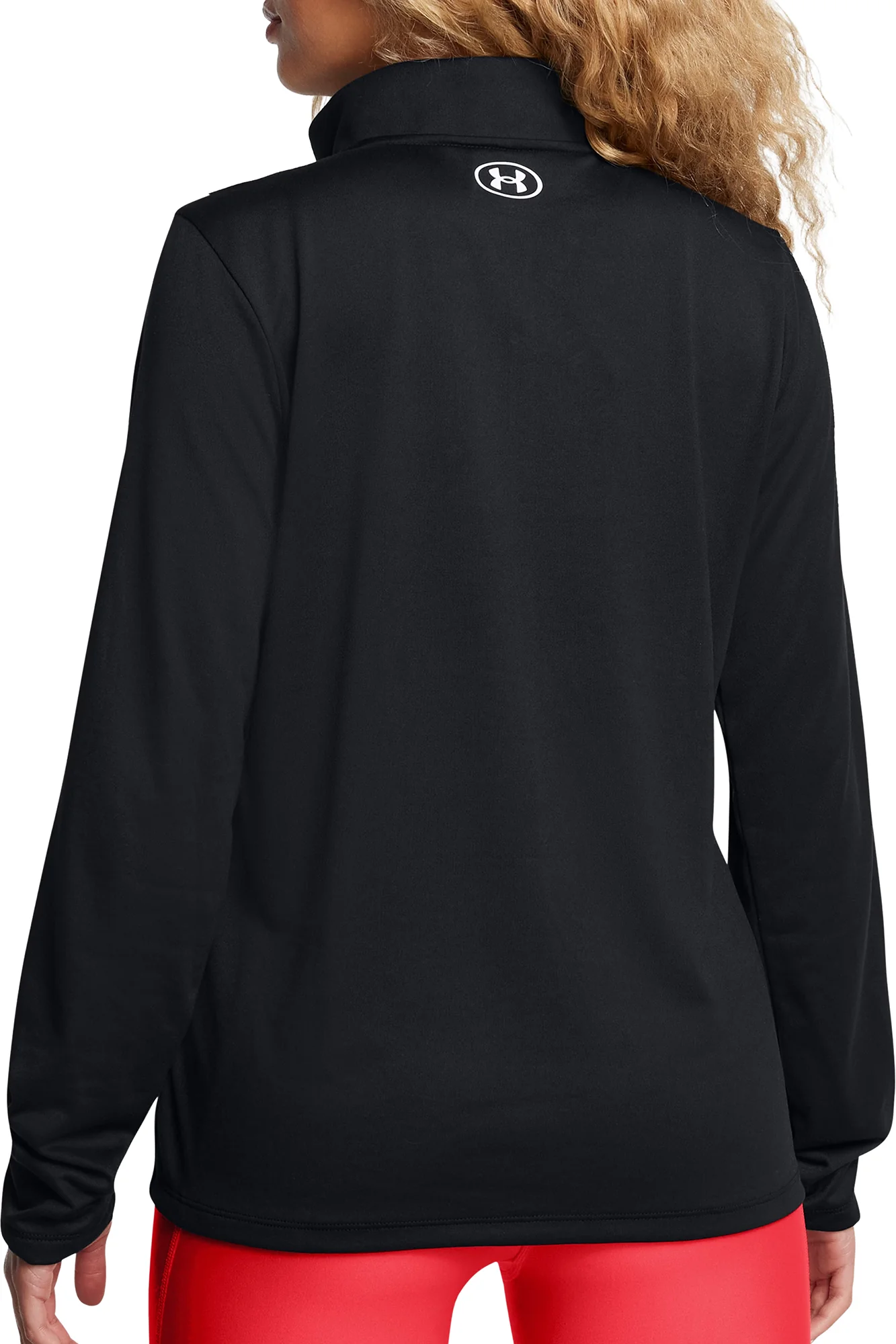 Under Armour Tech Full Zip Long Sleeve Womens Running Top - Black - Image 2