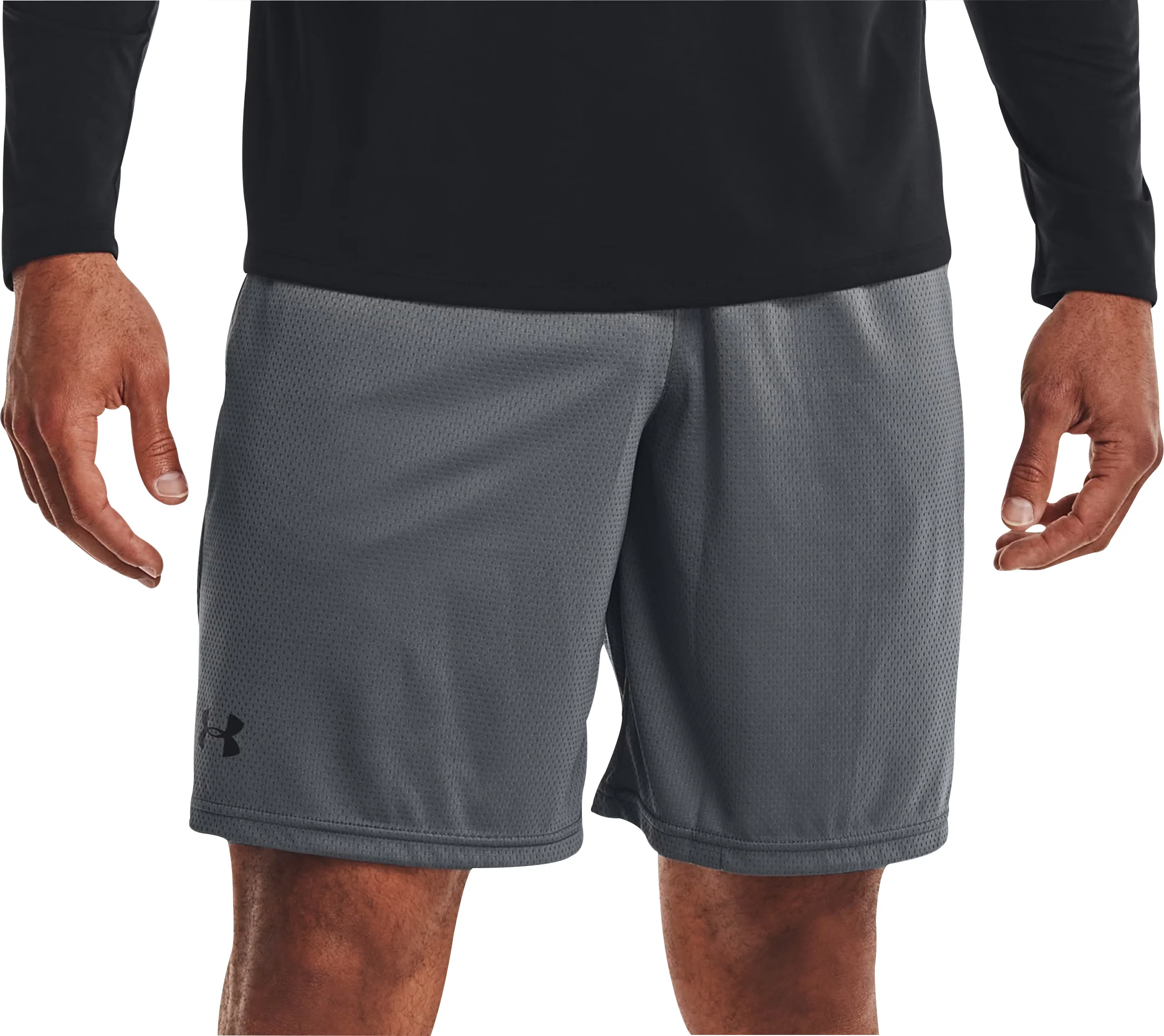 Under Armour Tech Mesh Mens Running Shorts - Grey