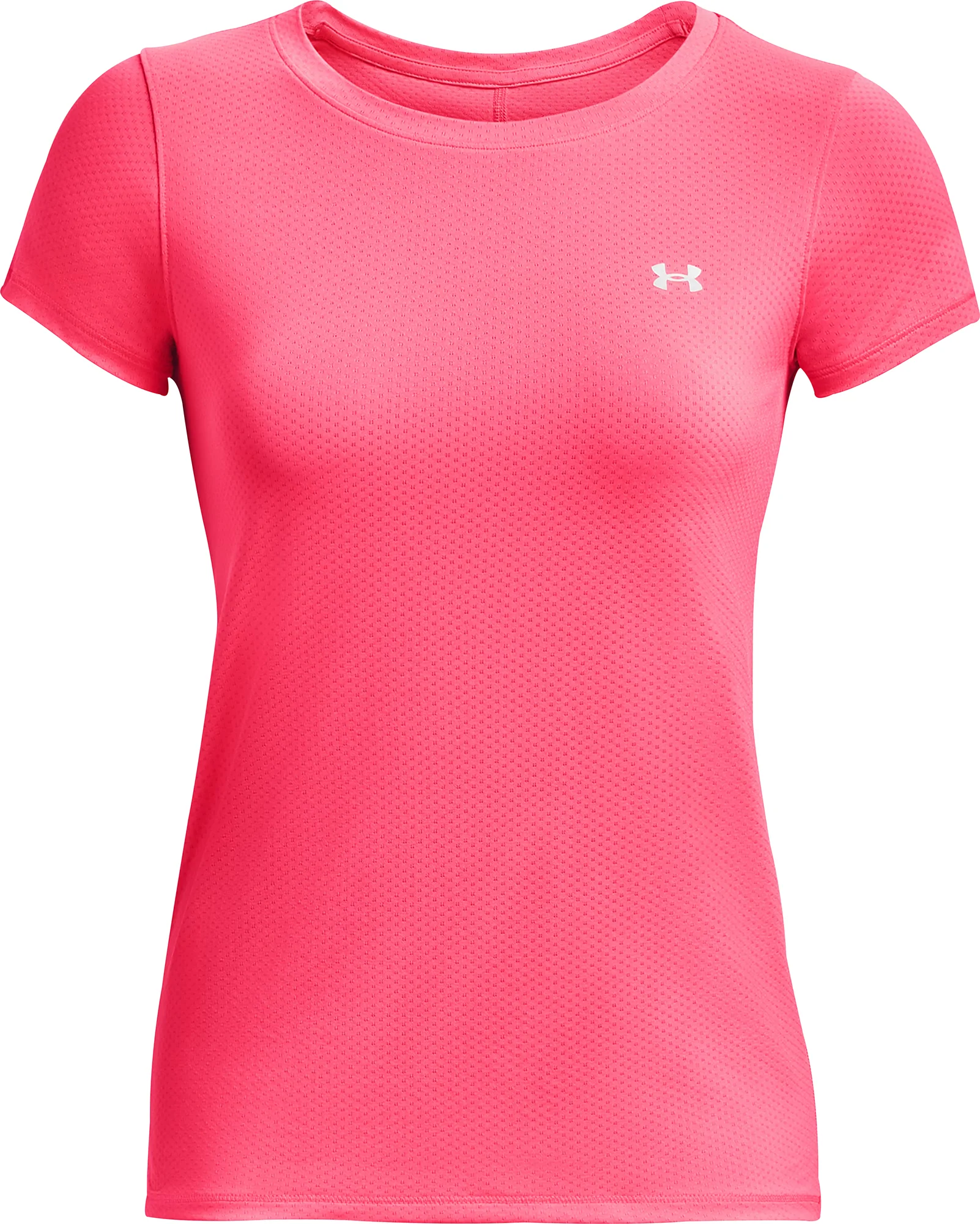 Under Armour Tech Mesh Short Sleeve Womens Running Top - Pink - Image 3