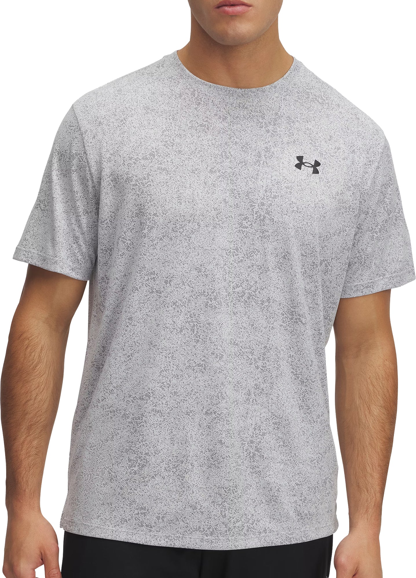 Under Armour Tech Pixelate Short Sleeve Mens Training Top - Grey