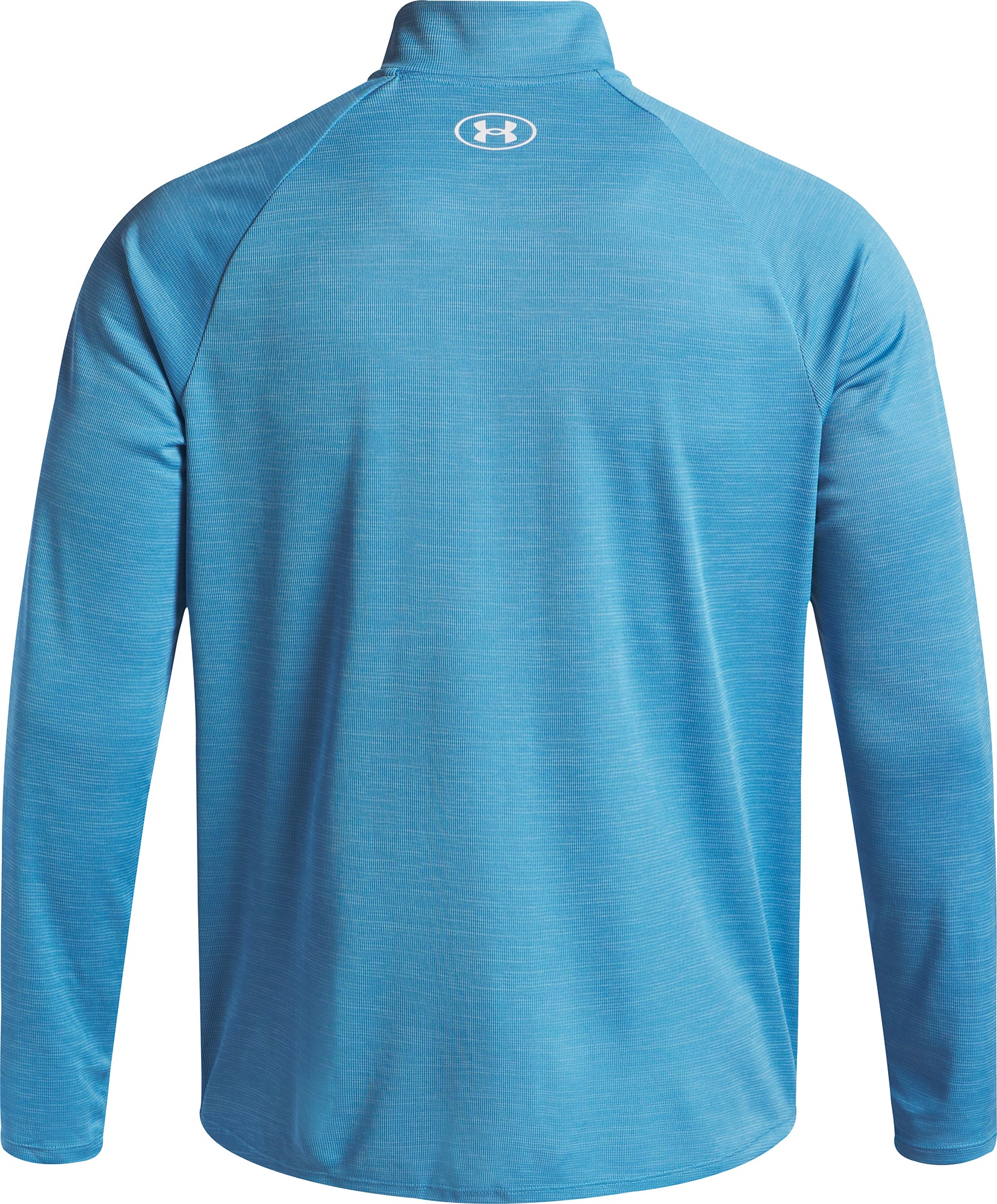 Under Armour Tech Textured Half Zip Long Sleeve Mens Running Top - Blue - Image 4
