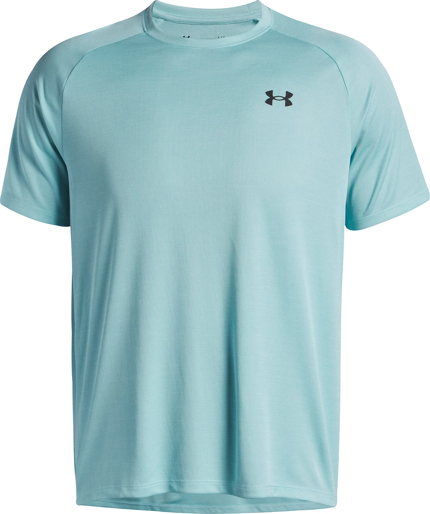 Under Armour Tech Textured Short Sleeve Mens Training Top - Blue - Image 3