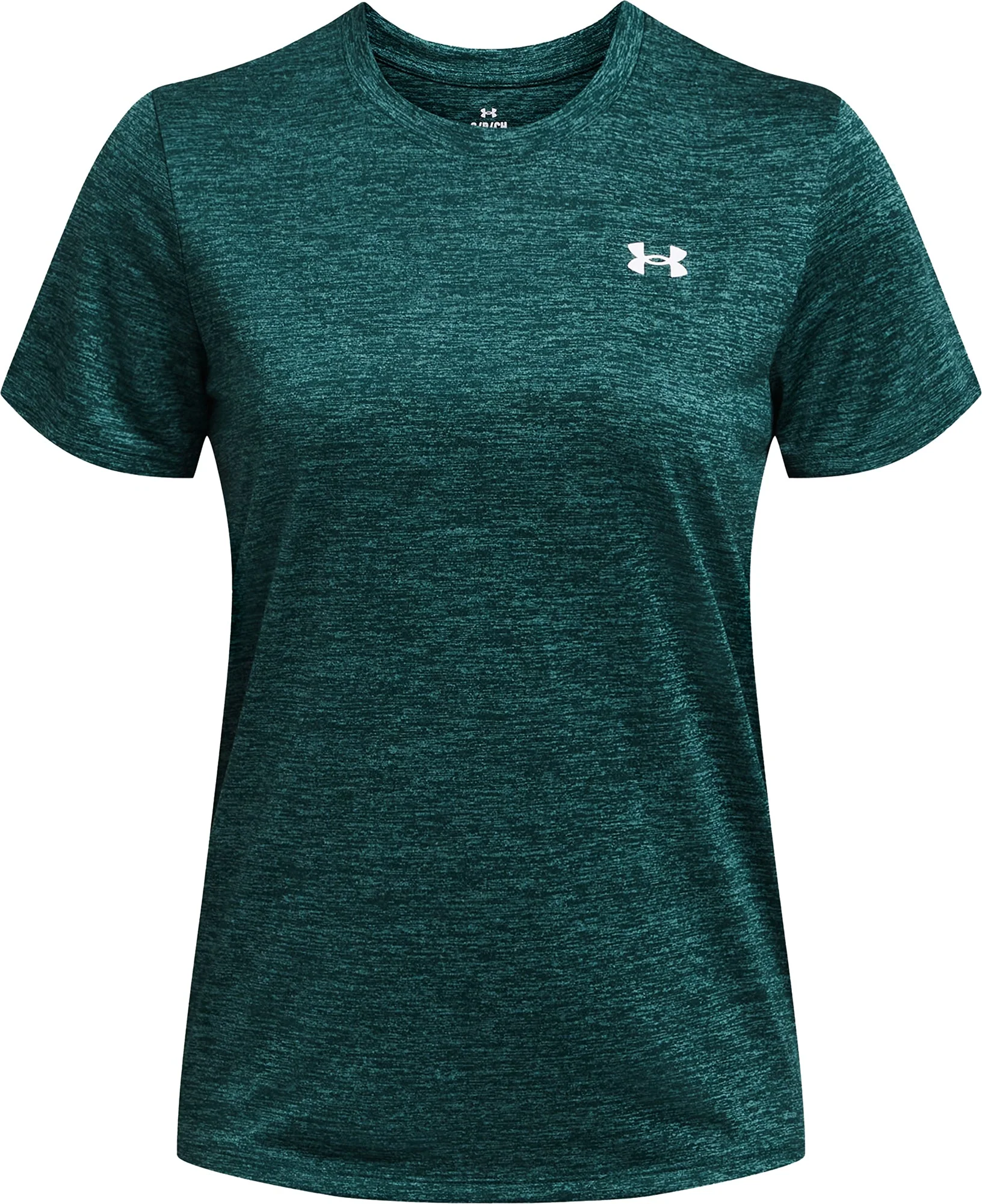 Under Armour Tech Twist Short Sleeve Womens Training Top - Green - Image 3