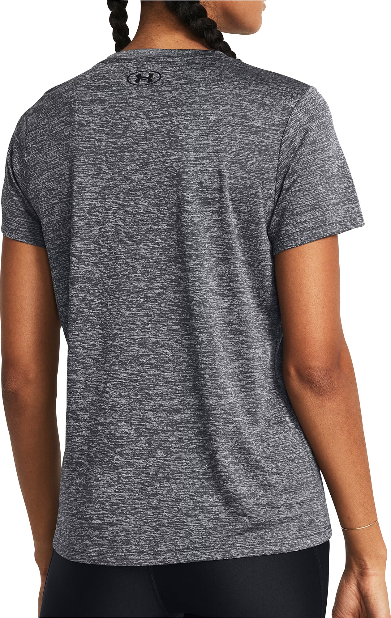 Under Armour Tech Twist Short Sleeve Womens Training Top - Grey - Image 2