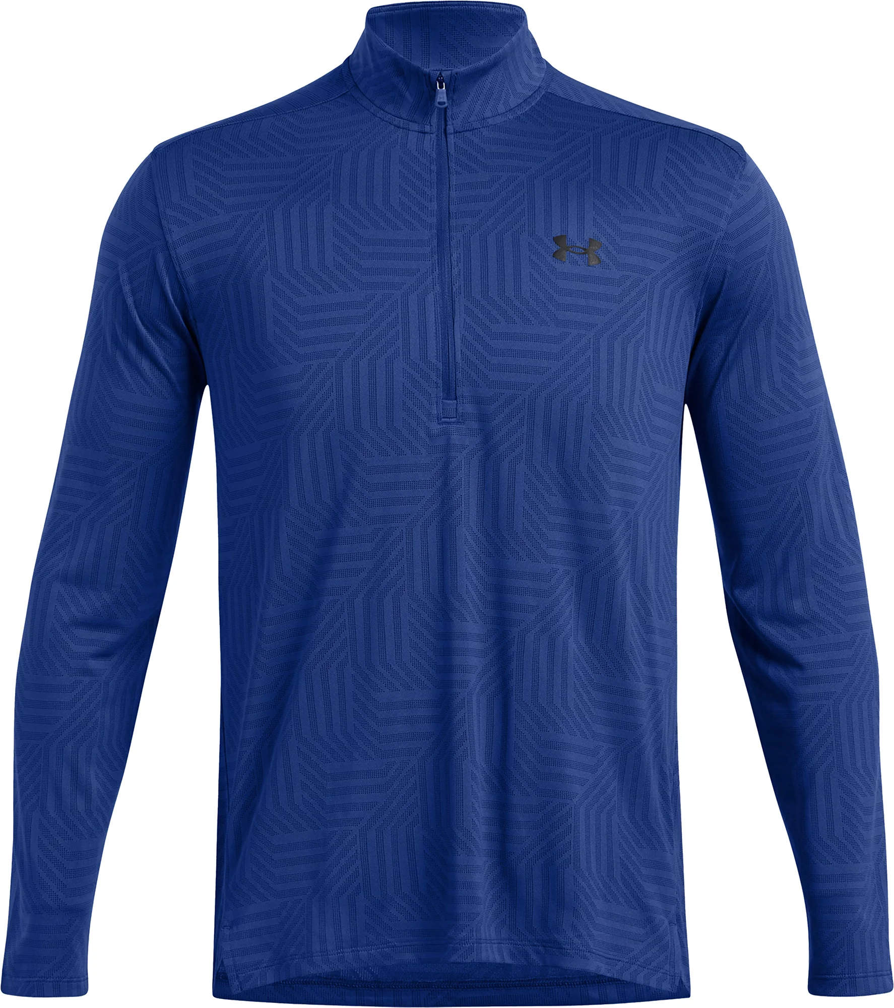 Under Armour Tech Vent Geotessa Half Zip Long Sleeve Mens Running Top - Blue - Image 4