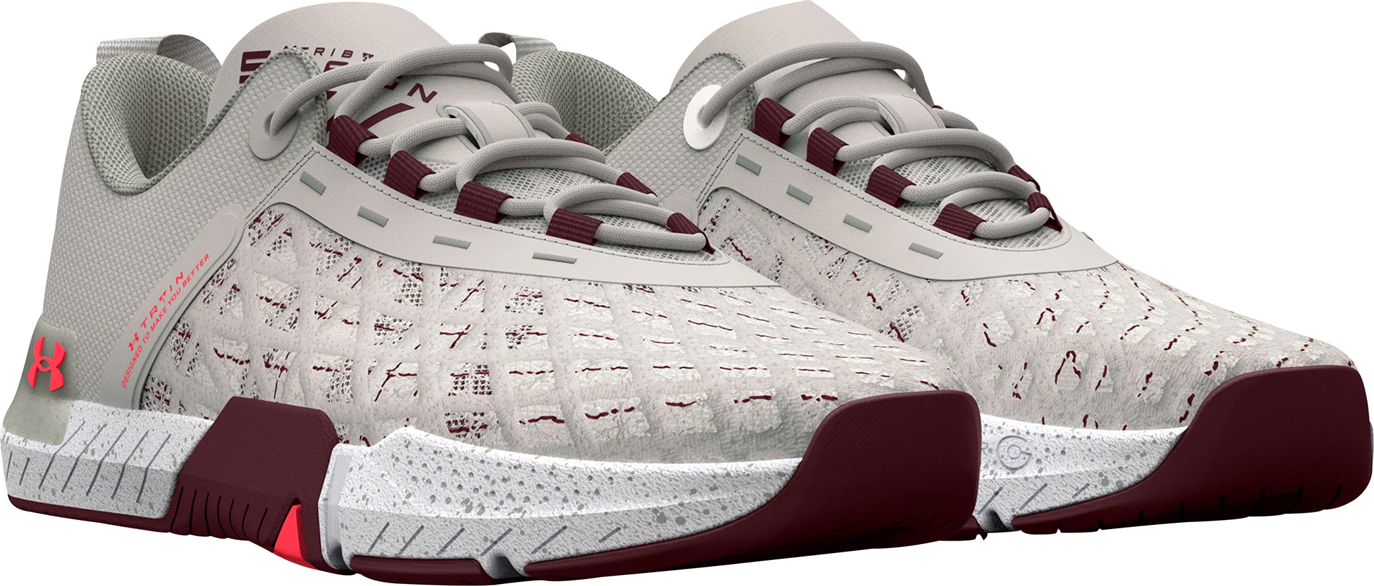 Under Armour TriBase Reign 5 Mens Training Shoes - Grey - Image 5