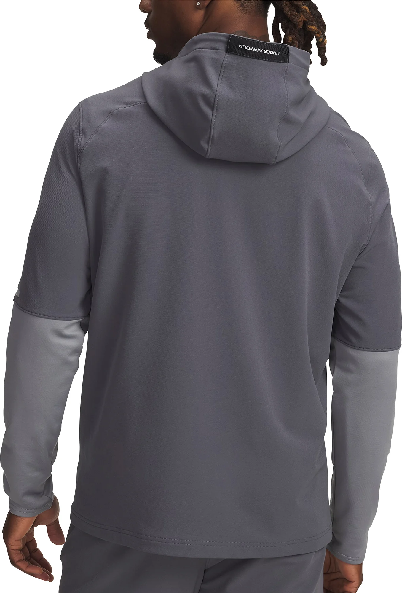 Under Armour Ultility Woven Winterized Mens Running Jacket - Grey - Image 2