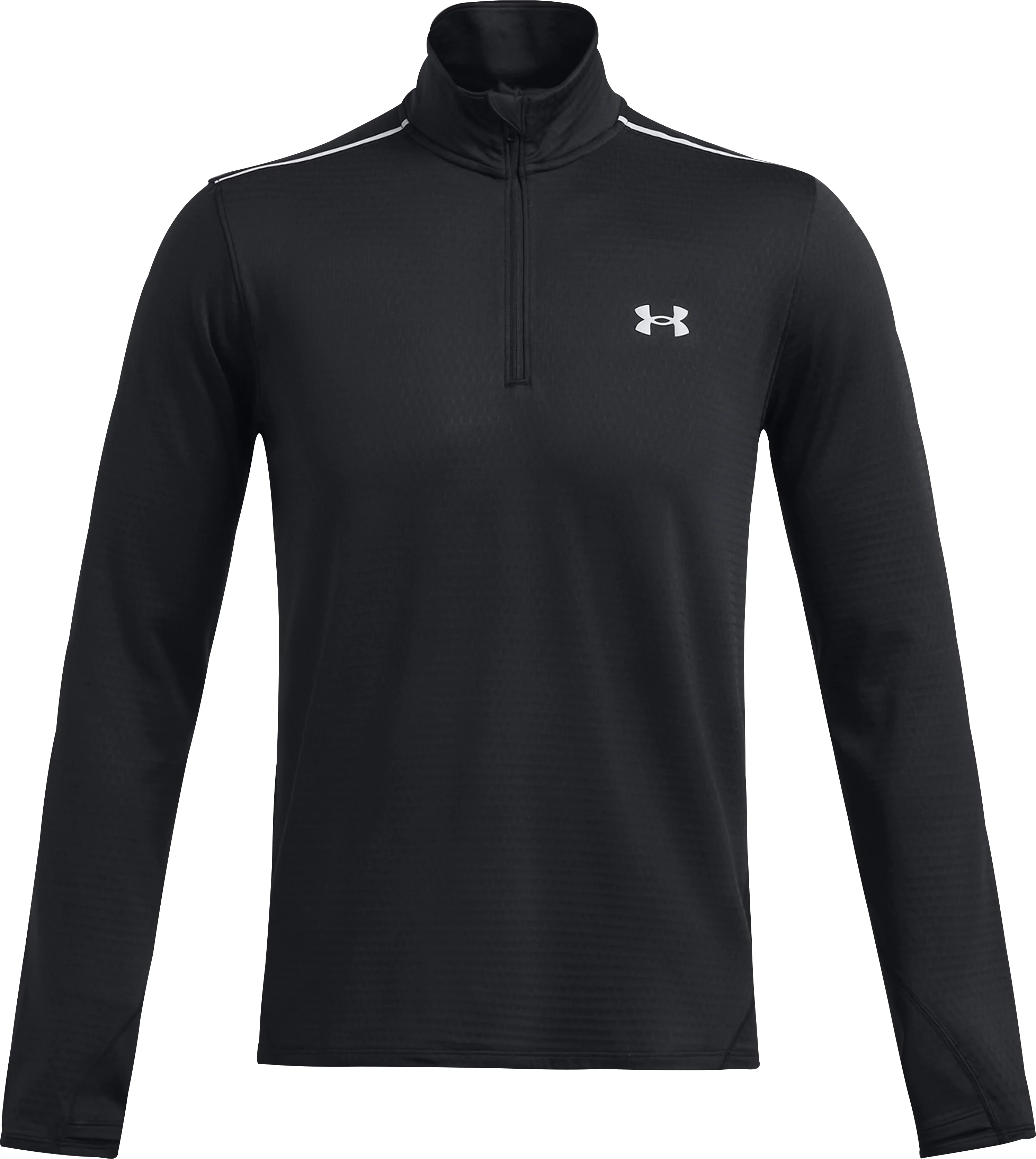 Under Armour Vanish Cold Weather Half Zip Long Sleeve Mens Running Top - Black - Image 3