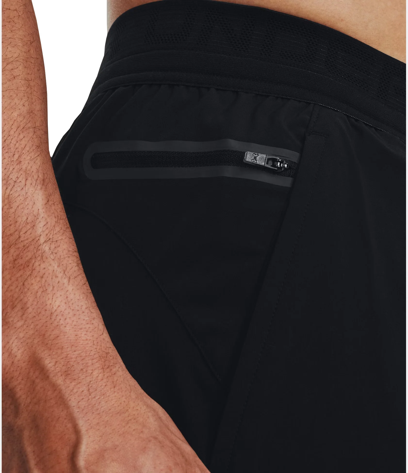 Under Armour Vanish Elite 2 In 1 Mens Running Shorts - Black - Image 3