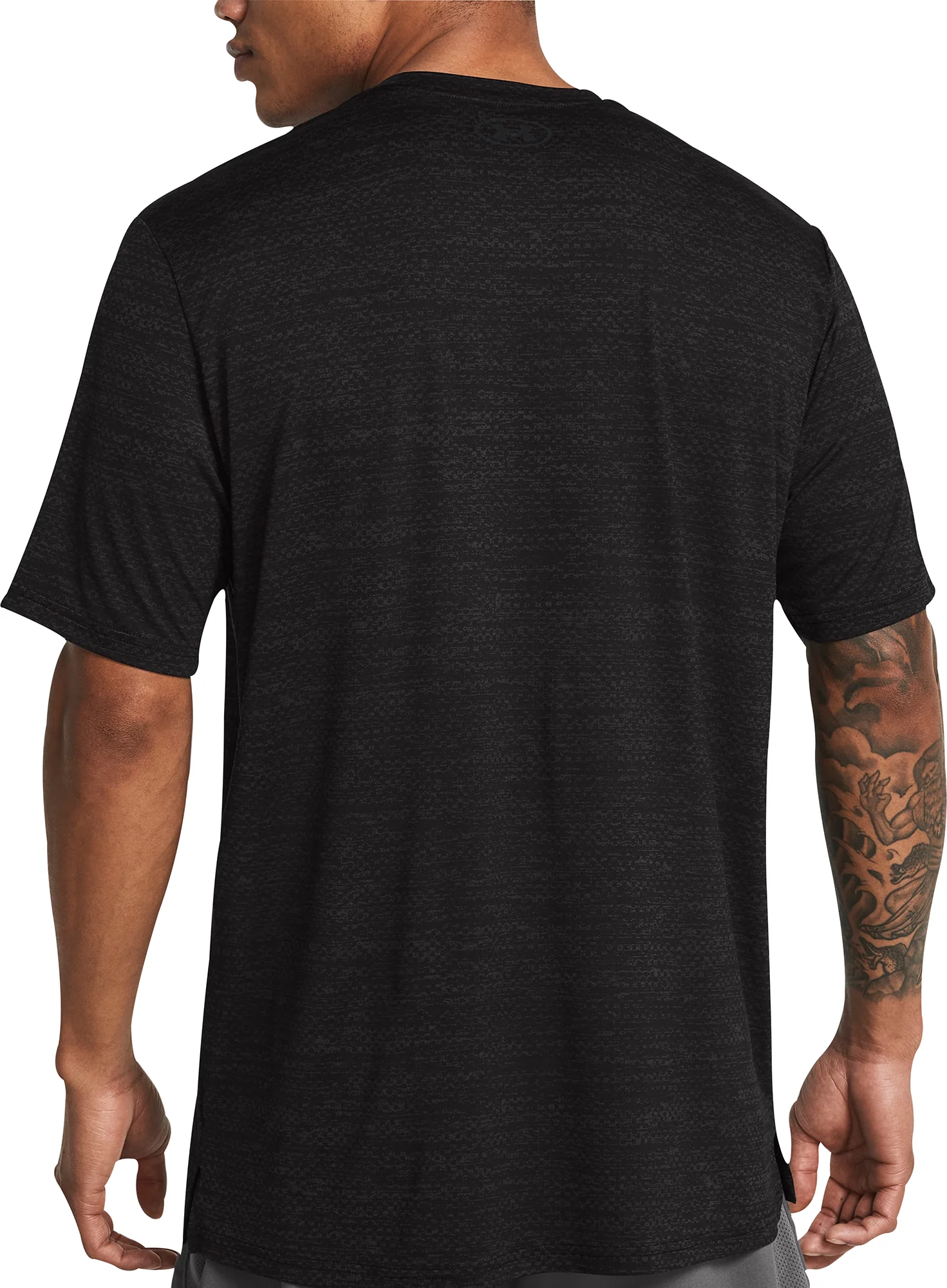 Under Armour Vanish Energy Printed Short Sleeve Mens Training Top - Black - Image 2