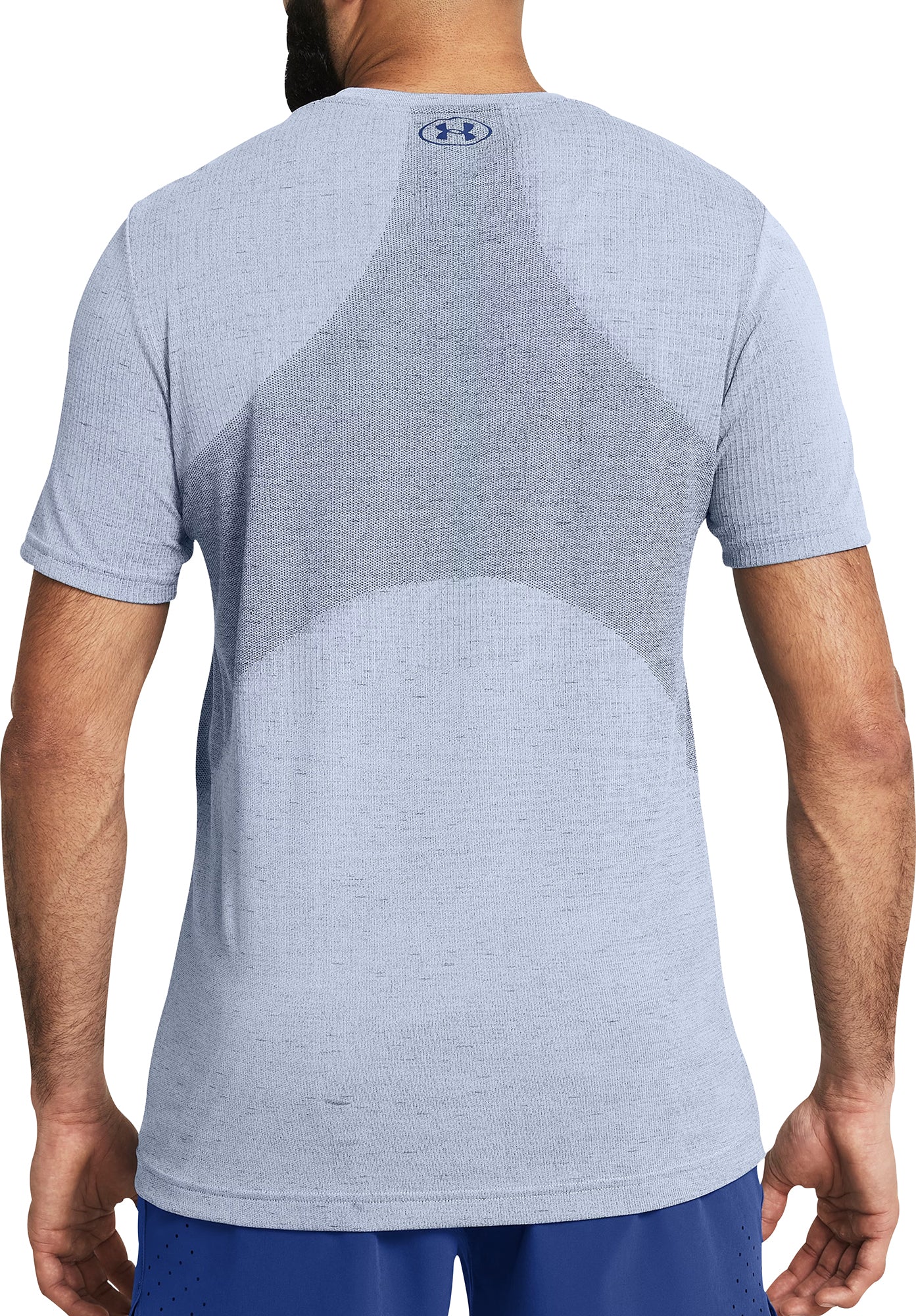 Under Armour Vanish Seamless Short Sleeve Mens Training Top - Blue - Image 2