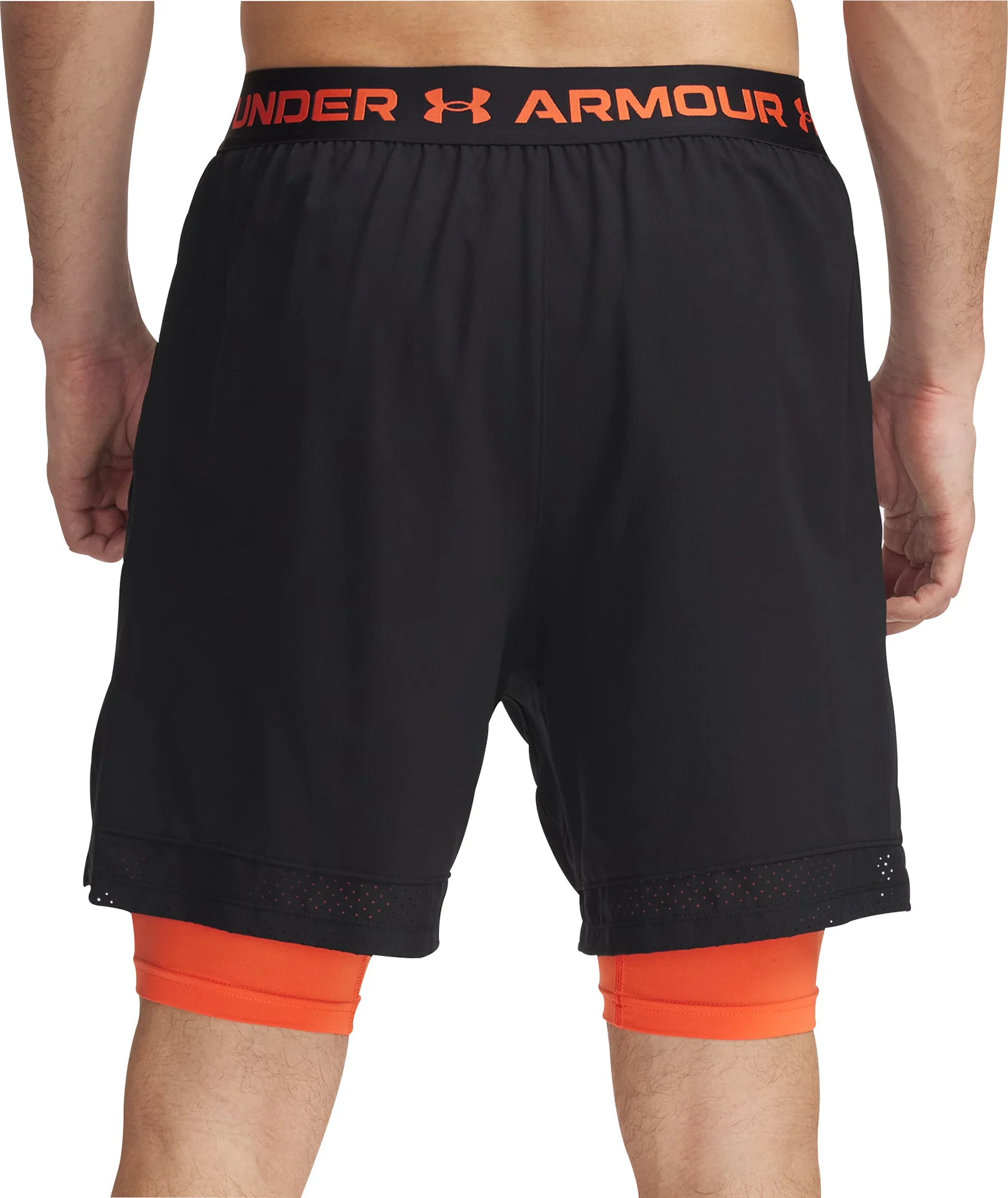 Under Armour Vanish Woven 2 In 1 Mens Training Shorts - Black - Image 2