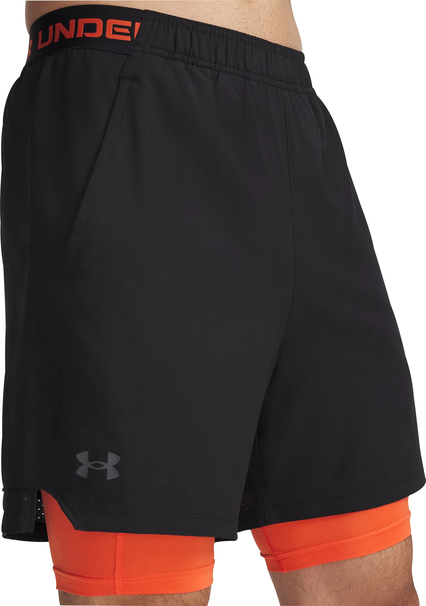 Under Armour Vanish Woven 2 In 1 Mens Training Shorts - Black - Image 3