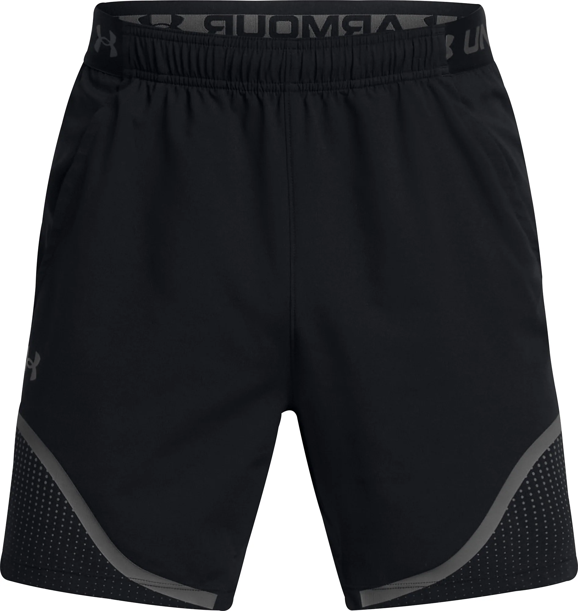 Under Armour Vanish Woven 6 Inch Graphic Mens Training Shorts - Black - Image 3