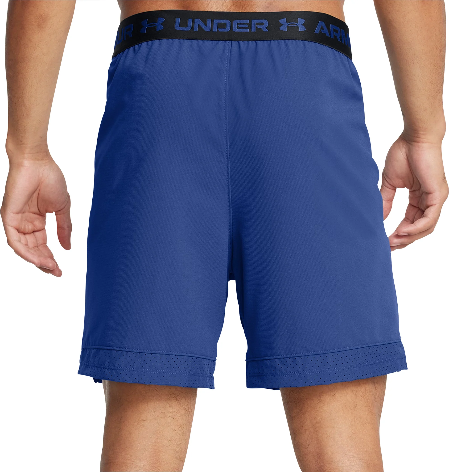 Under Armour Vanish Woven 6 Inch Graphic Mens Training Shorts - Blue - Image 2