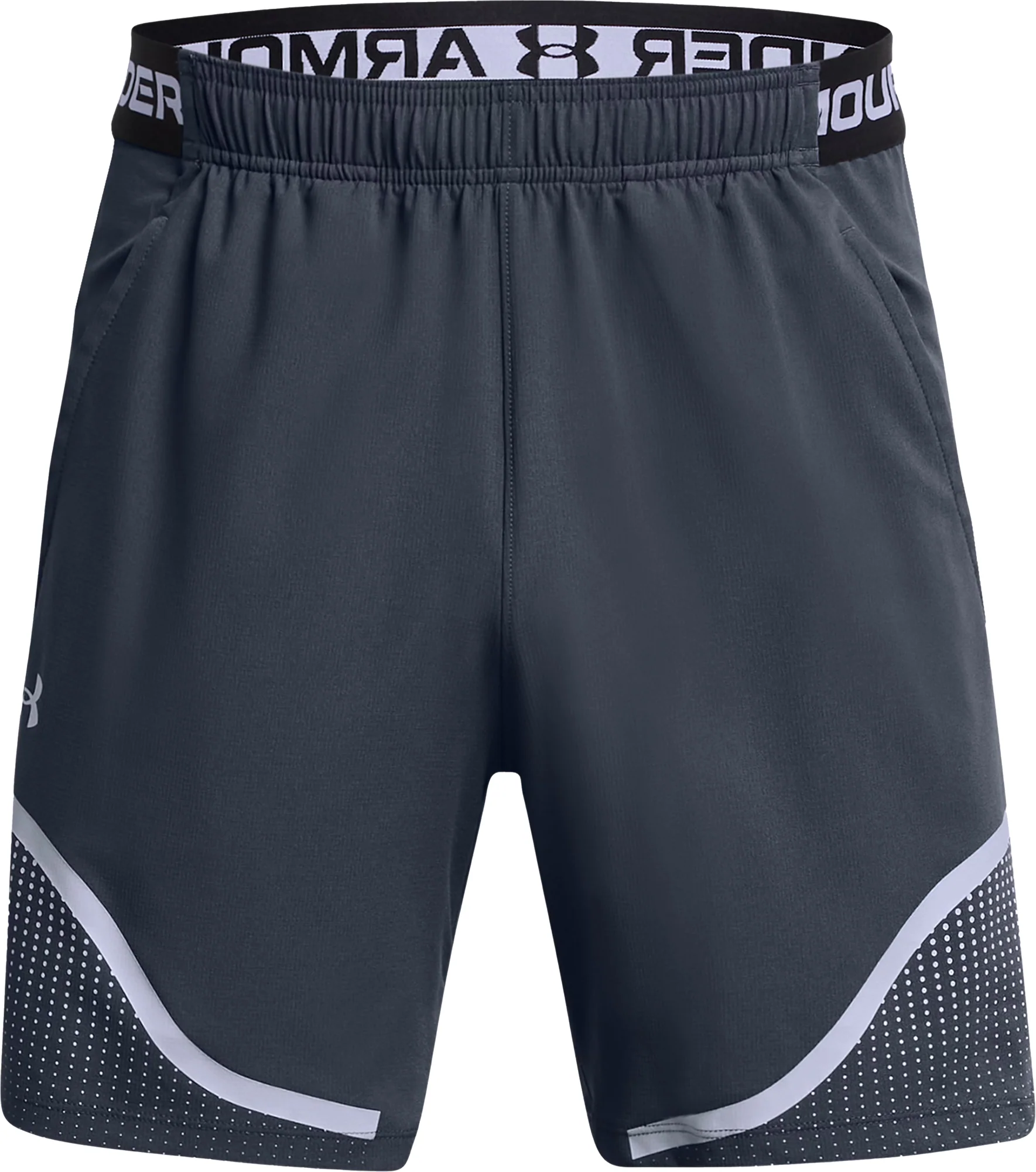 Under Armour Vanish Woven 6 Inch Graphic Mens Training Shorts - Grey - Image 3