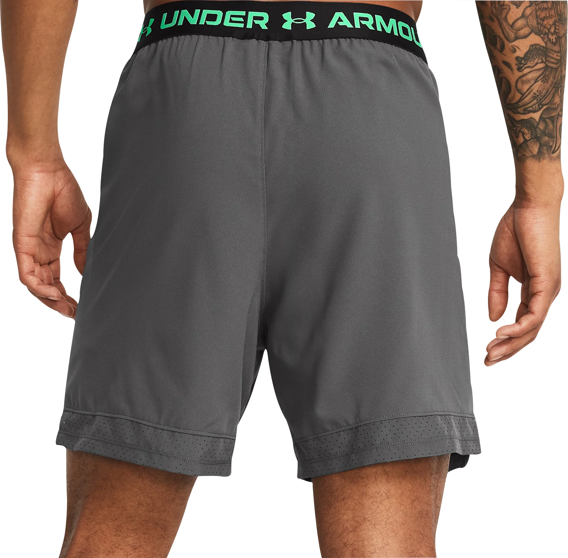 Under Armour Vanish Woven 6 Inch Mens Training Shorts - Grey - Image 2