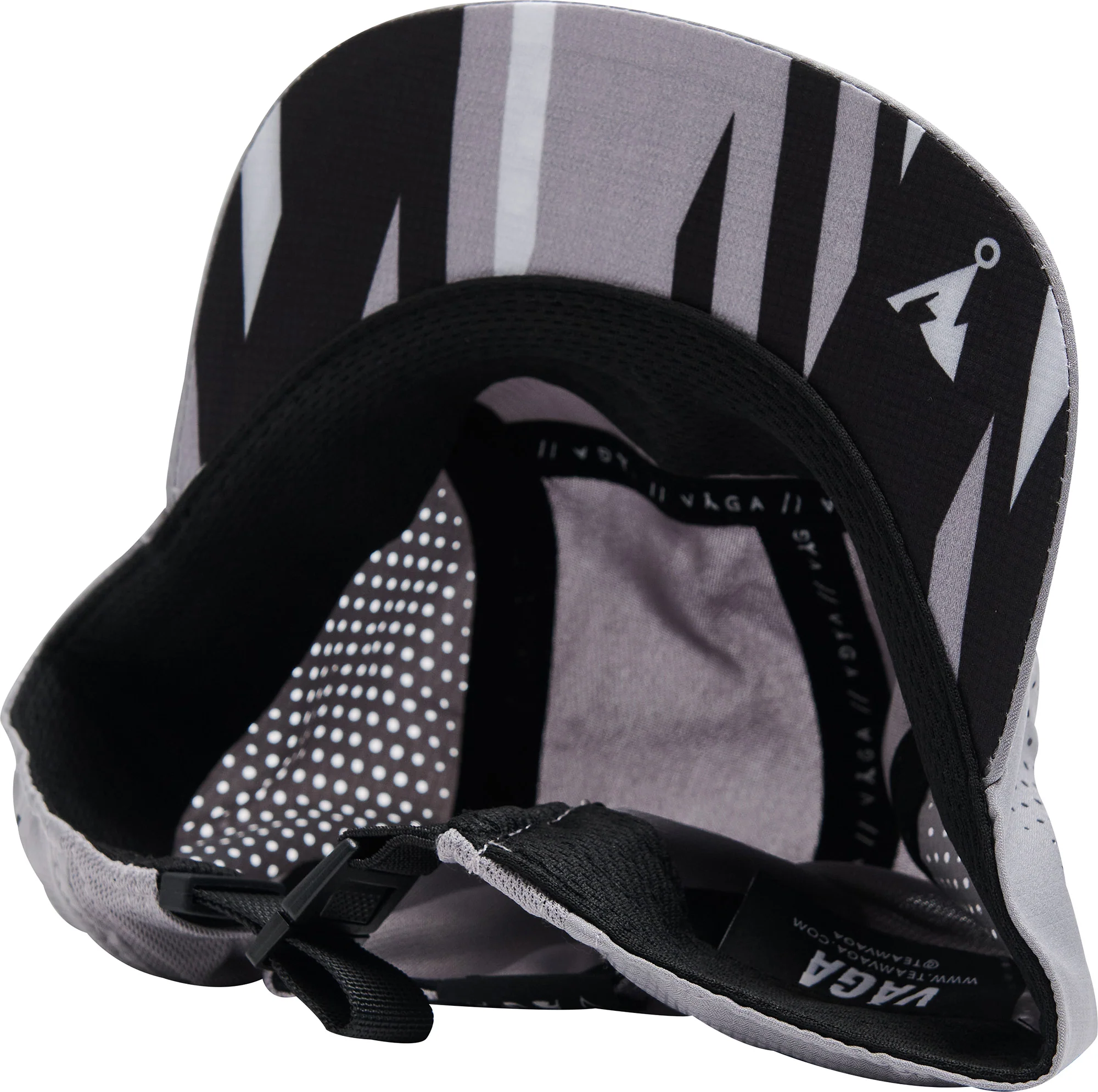 Vaga Feather Racing Running Cap - Grey - Image 4